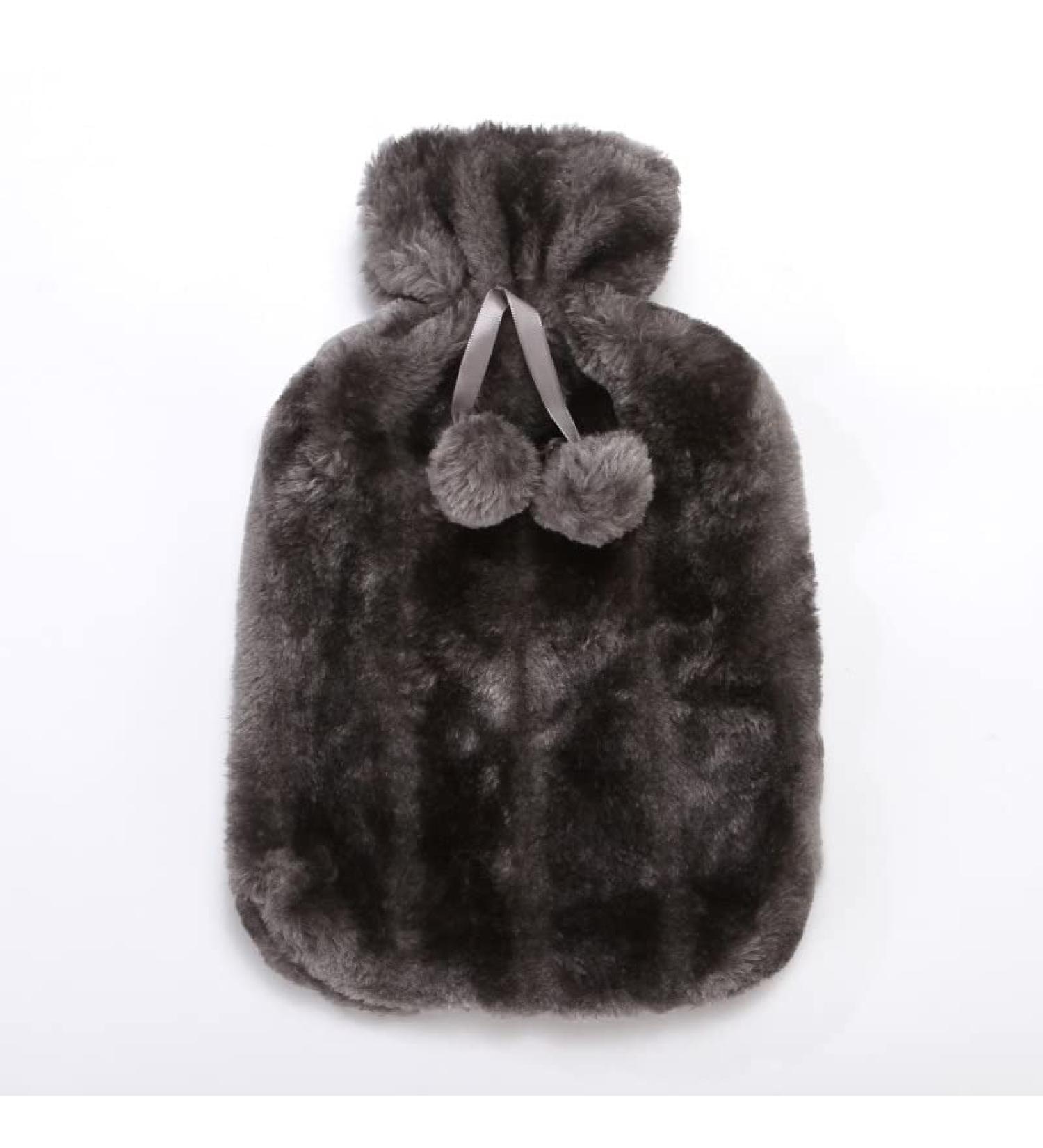 MAIES Hot Water Bottles 2L with Thermal Protection Covers | Removable Plush Winter Hot Water Bottle for Ultimate Comfort - Buy Online on GoSupps.com