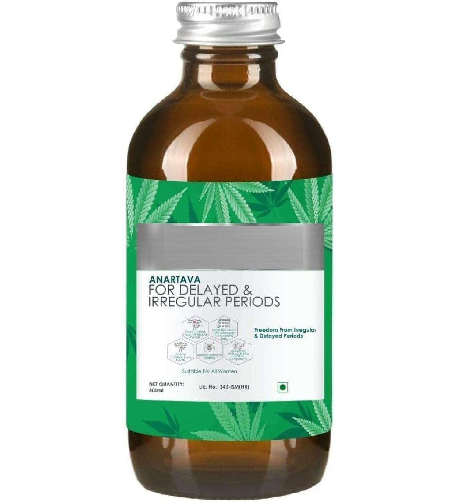 Anartava For delayed and irregular periods ml white 500 ml
