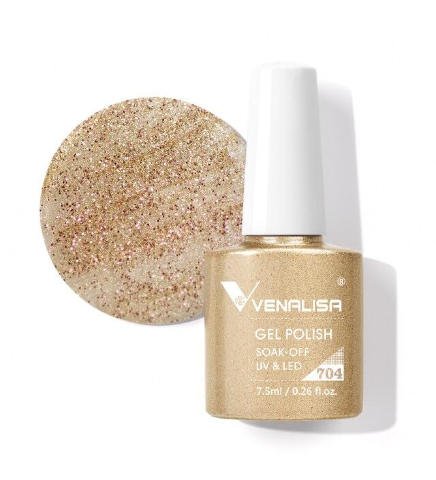 Gel Nail Polish 7.5ml Upgraded High Pigmentation Funny Bunny Glitter Gel Lacquer Nail Art Manicure Nail Gel Polish - (Color: 704) - Buy Online on GoSupps.com