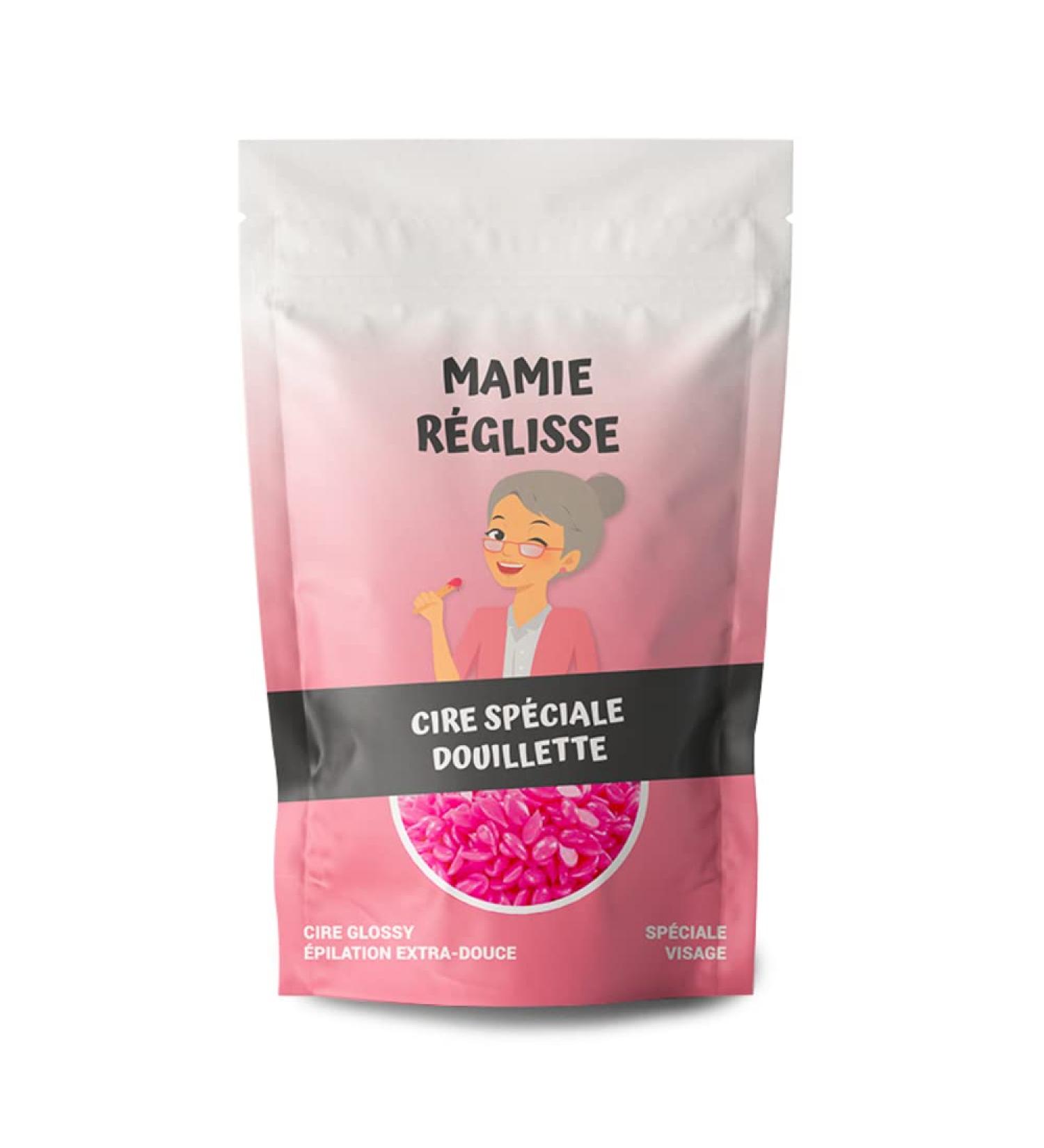 Special Glossy Hair Removal Wax for Face Hypoallergenic Grandma Licorice 200 g - 1 sachet - Buy Online on GoSupps.com