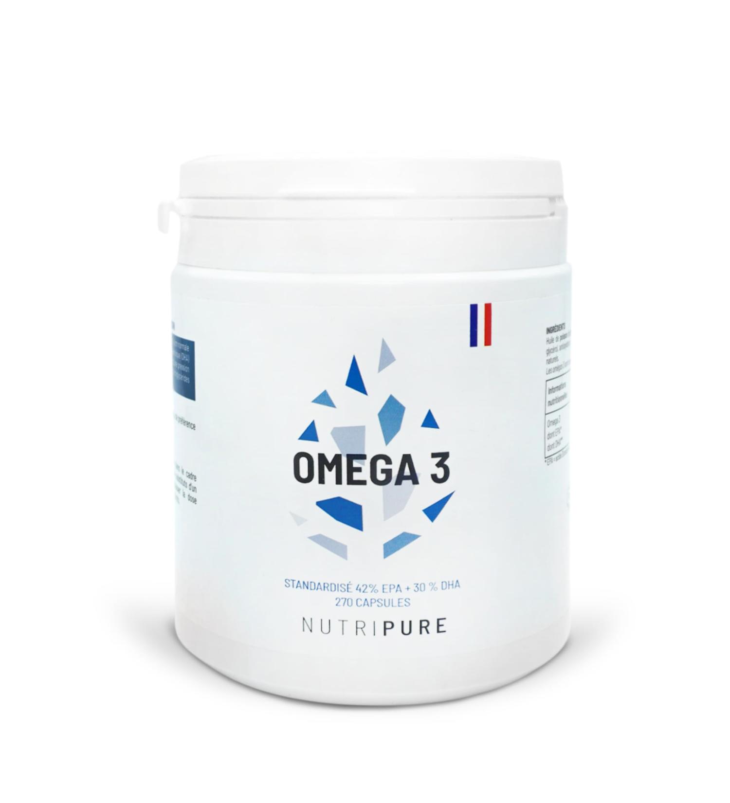  NUTRIPURE Omega 3 3000mg Defense Food Supplement Labelled Fish Oil High Concentration of EPA and DHA Highly Bioavailable 270 - Buy Online on GoSupps.com