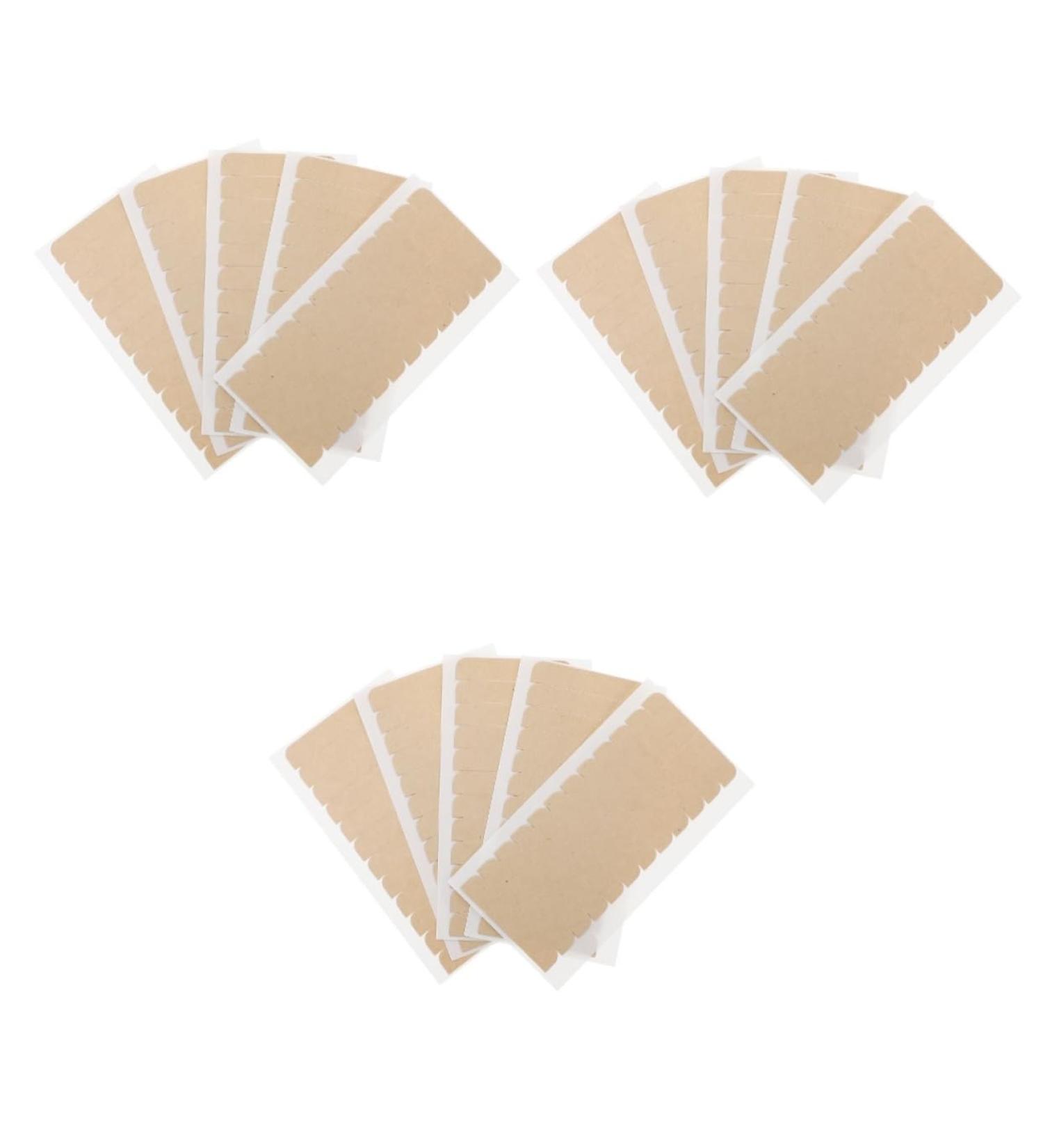 Beavorty 30 Sheets Wig Glue Paster Double Sided Tape Paper Pu - Buy Online on GoSupps.com