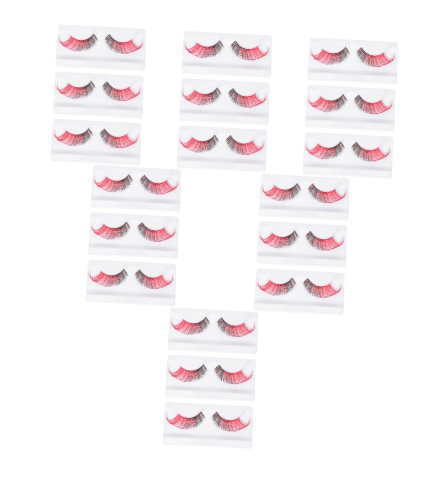 Beavorty 18 Pairs halloween false eyelashes fake lash Party Eyelashes Fake Colored Eyelashes vivid eyelashes natural fake eyelashes Costume Lashes make up imported fiber extend Miss - Buy Online on GoSupps.com