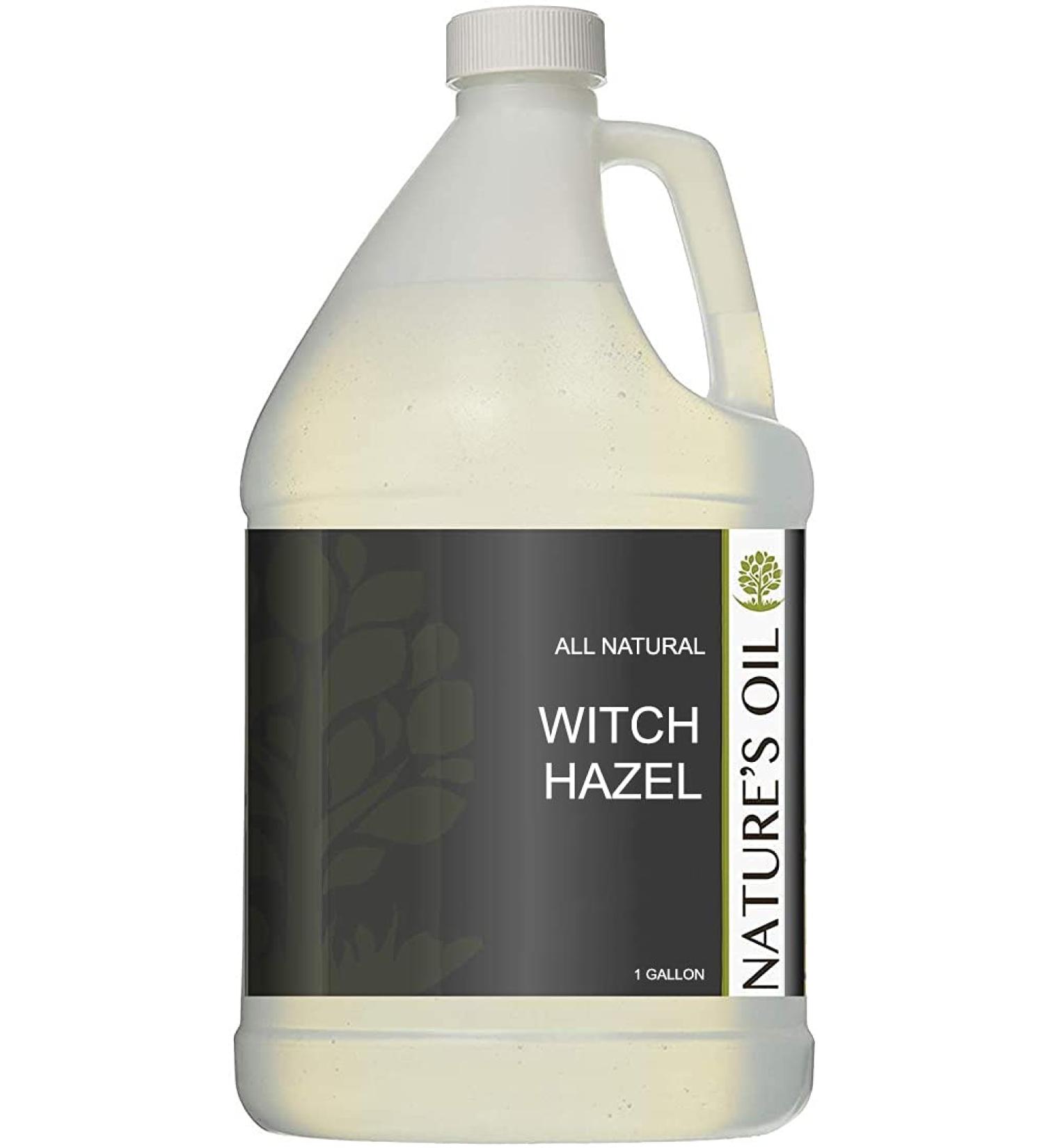 Witch Hazel 100% Natural Fragrance Free (1 Gallon) - 14% Alcohol - 8lb Pack - Pure & Gentle Skincare Solution - Buy Online on GoSupps.com