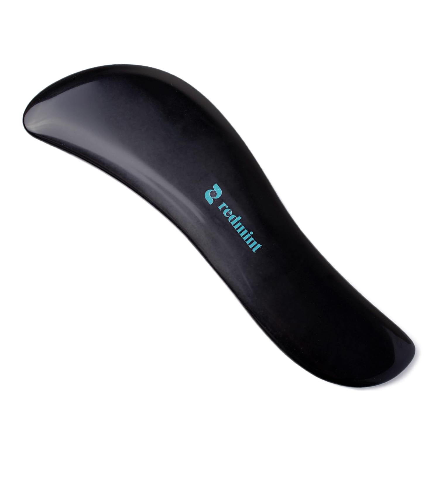 Redmint Black Obsidian Gua Sha Massage Tool | Ancient TCM Muscle Relief & Body Massager | International Shipping Available - Buy Online on GoSupps.com