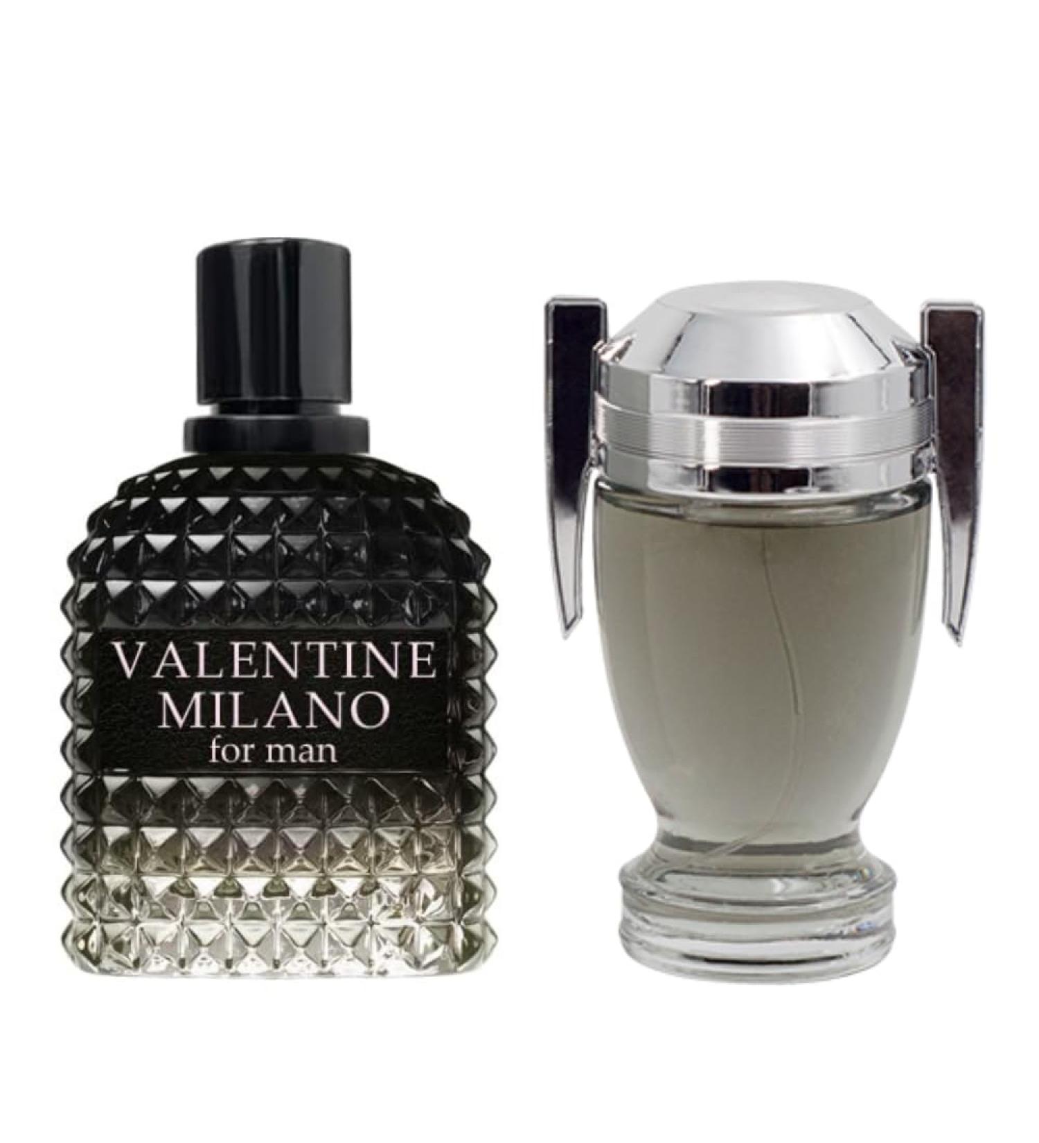Valentine Milano for Men (EDP) & Cup Cologne For Men (EDT) Fragrance for Men 3.4 Fl Oz Each (Pack of 2) - Buy Online on GoSupps.com