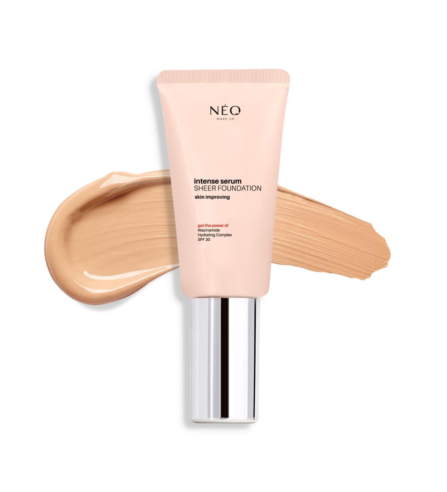 N O MAKE UP Intense Serum Sheer Foundation Facial makeup Foundation Moisturizing Skincare SPF 30 03 Natural 30 ml - Buy Online on GoSupps.com