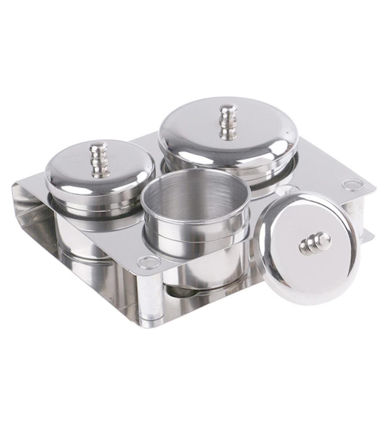 Manicure Container Liquid Powder Cup Crystal Tools Dispensing Container With Lid for Women nail liquid dish - Buy Online on GoSupps.com