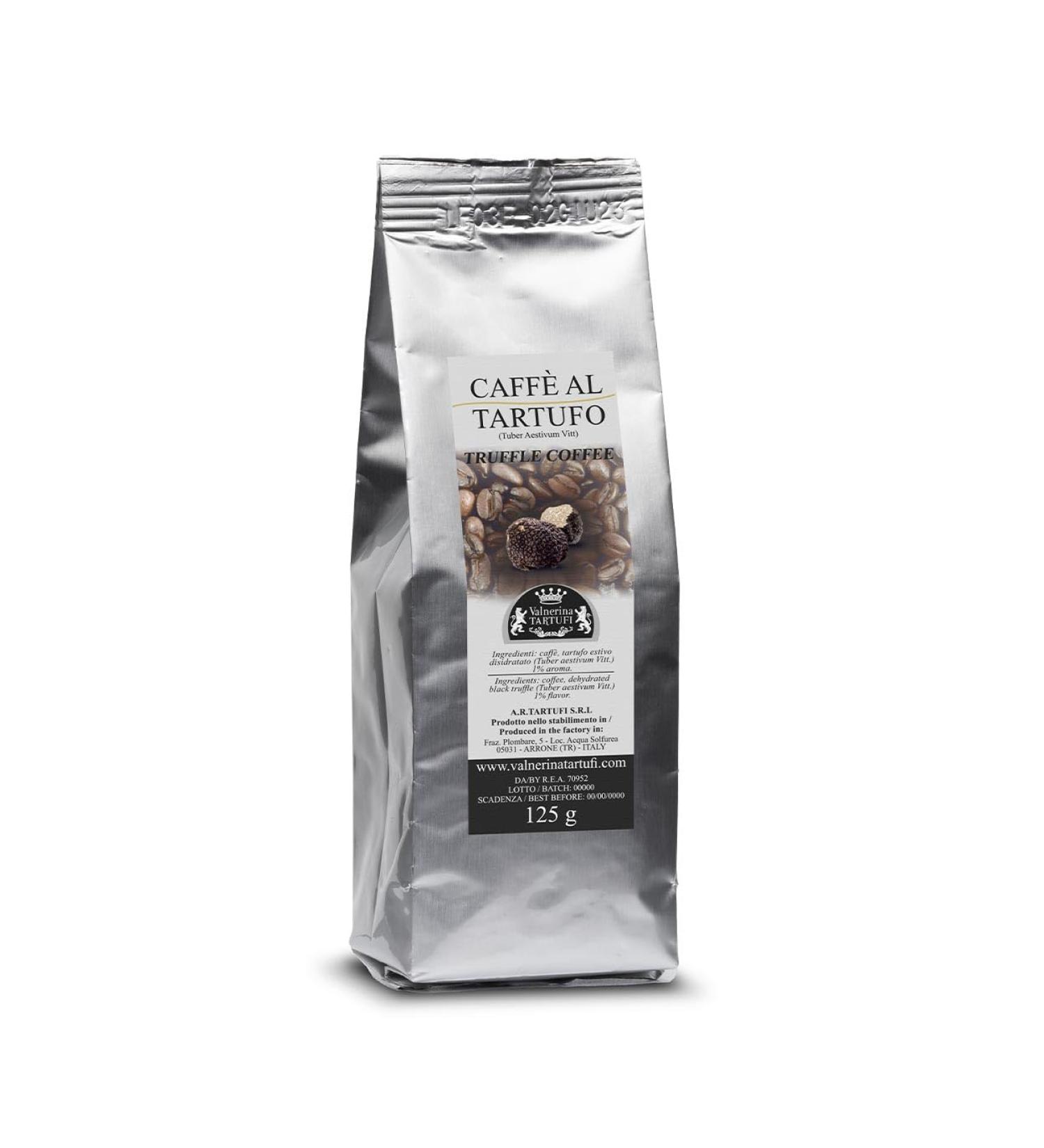 Valnerina Tartufi Ground Truffle Coffee | Arabica and Robusta Coffee Blend Truffle Flavoured for Moka or Espresso | Exclusive Product | Pack 125 gr. - Buy Online on GoSupps.com
