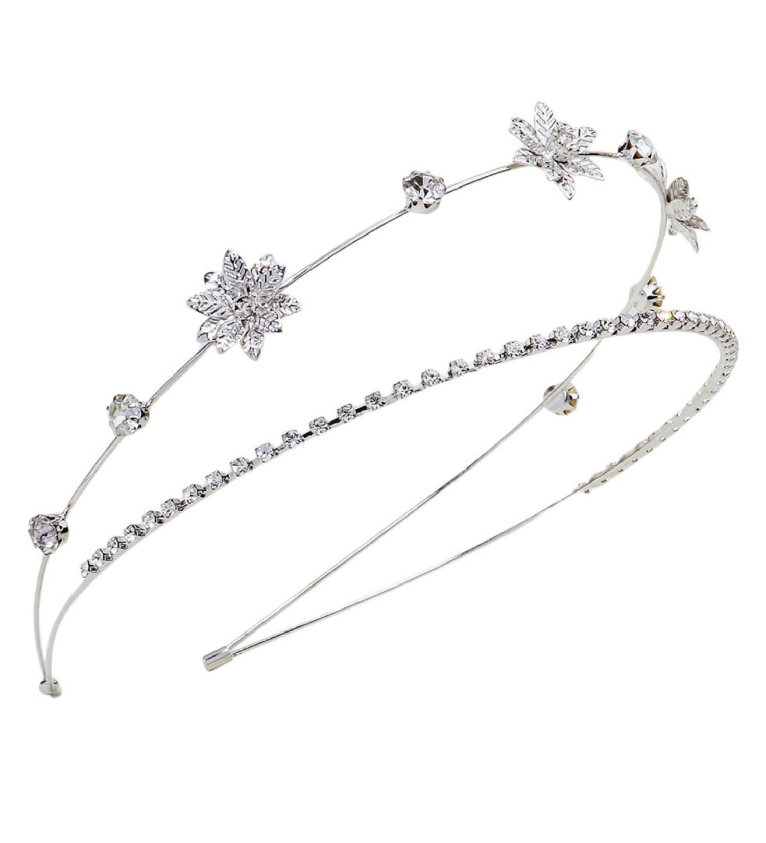 minkissy Double Laminated Headband Hair Accessories Womens Hair Clips Hair Barrettes for Women Hair Ties for Women Metal Hair Clips for Women Trendy Decor Miss Rhinestones Hairpin Grace - Buy Online on GoSupps.com