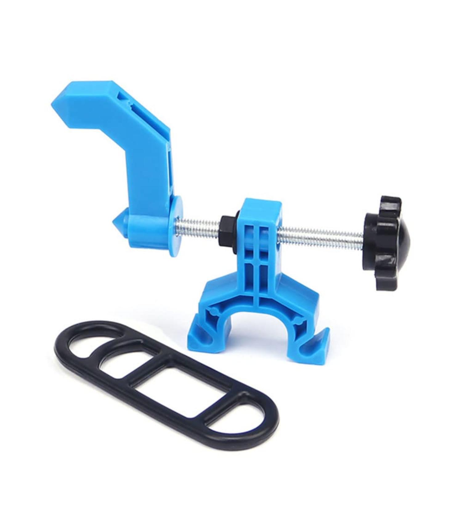 LIZHOUMIL Portable Bicycle Wheel Truing Stand - Adjustable Bike Rims Repair Tool - Lightweight Mini Design in Blue - Buy Online on GoSupps.com