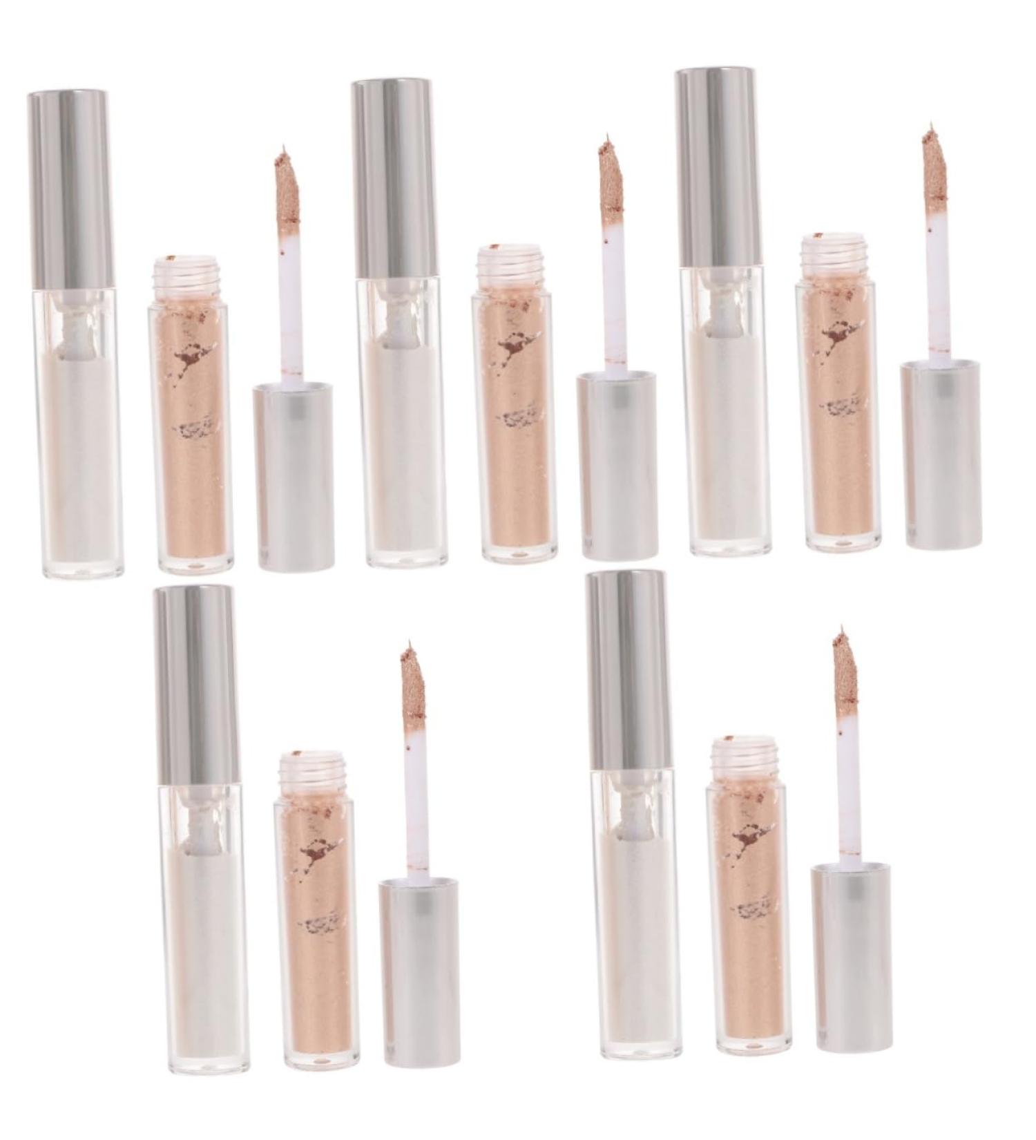 FOMIYES Women Glitter Eyeshadow 10 Pcs Liquid Eyeshadow Highlighter White Makeup Eye Makeup Tools Glitter Powder Miss Shine - Buy Online on GoSupps.com