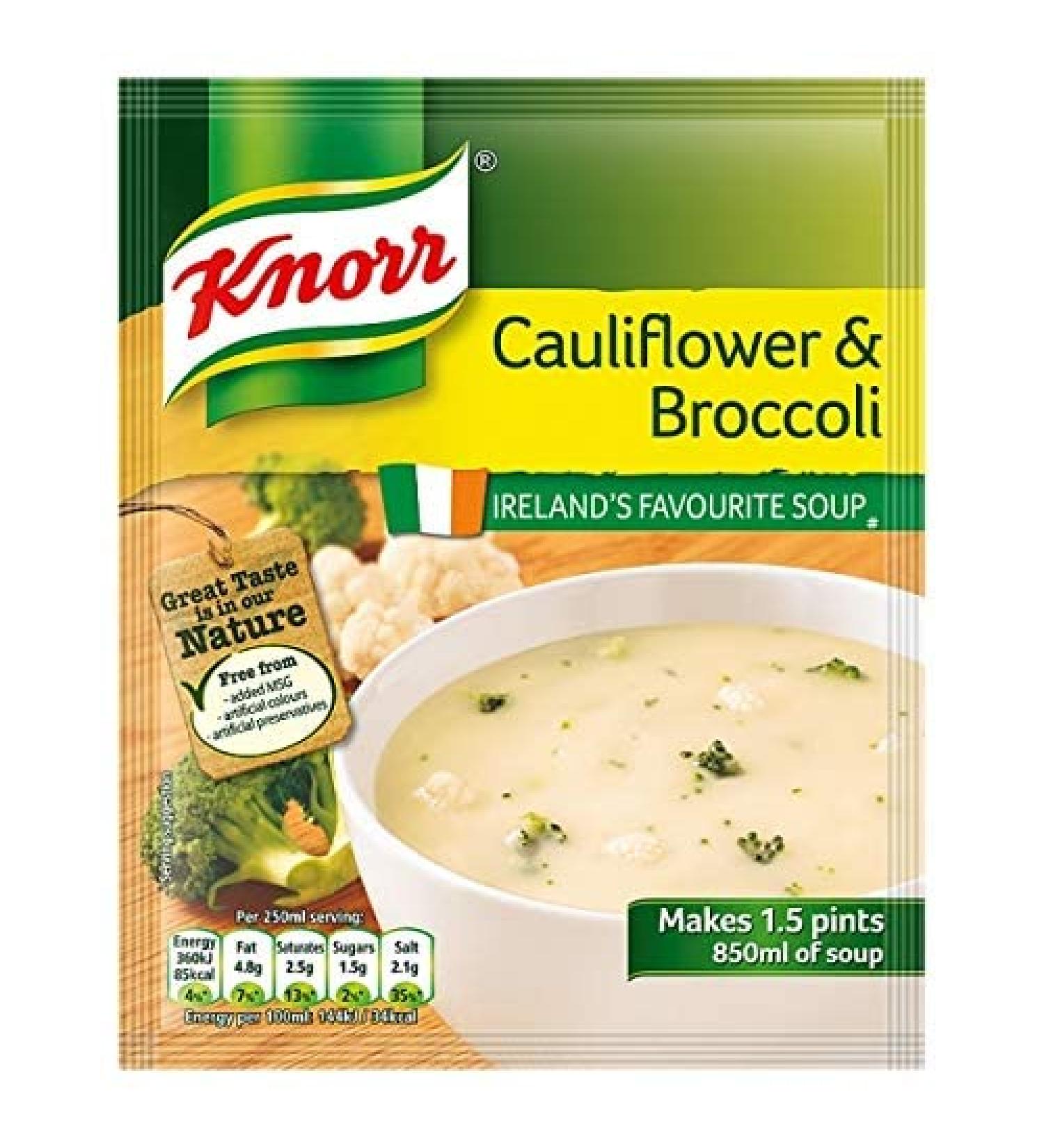 Knorr Cauliflower & Broccoli Soup (67 Grams) Broccoli 67.00 g (Pack of 1)