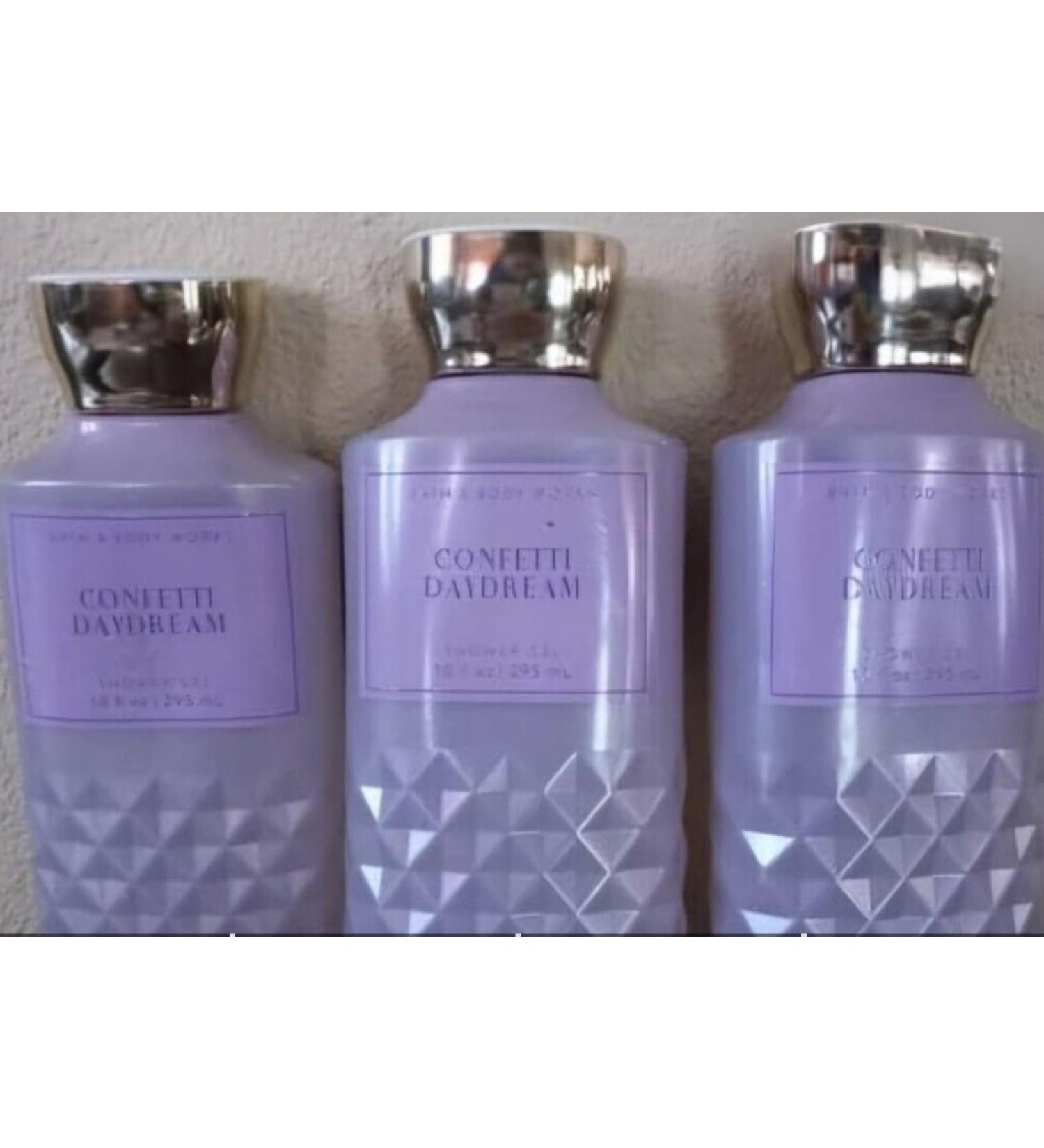 3 Confetti Daydream shower gels bath body wash 10 oz