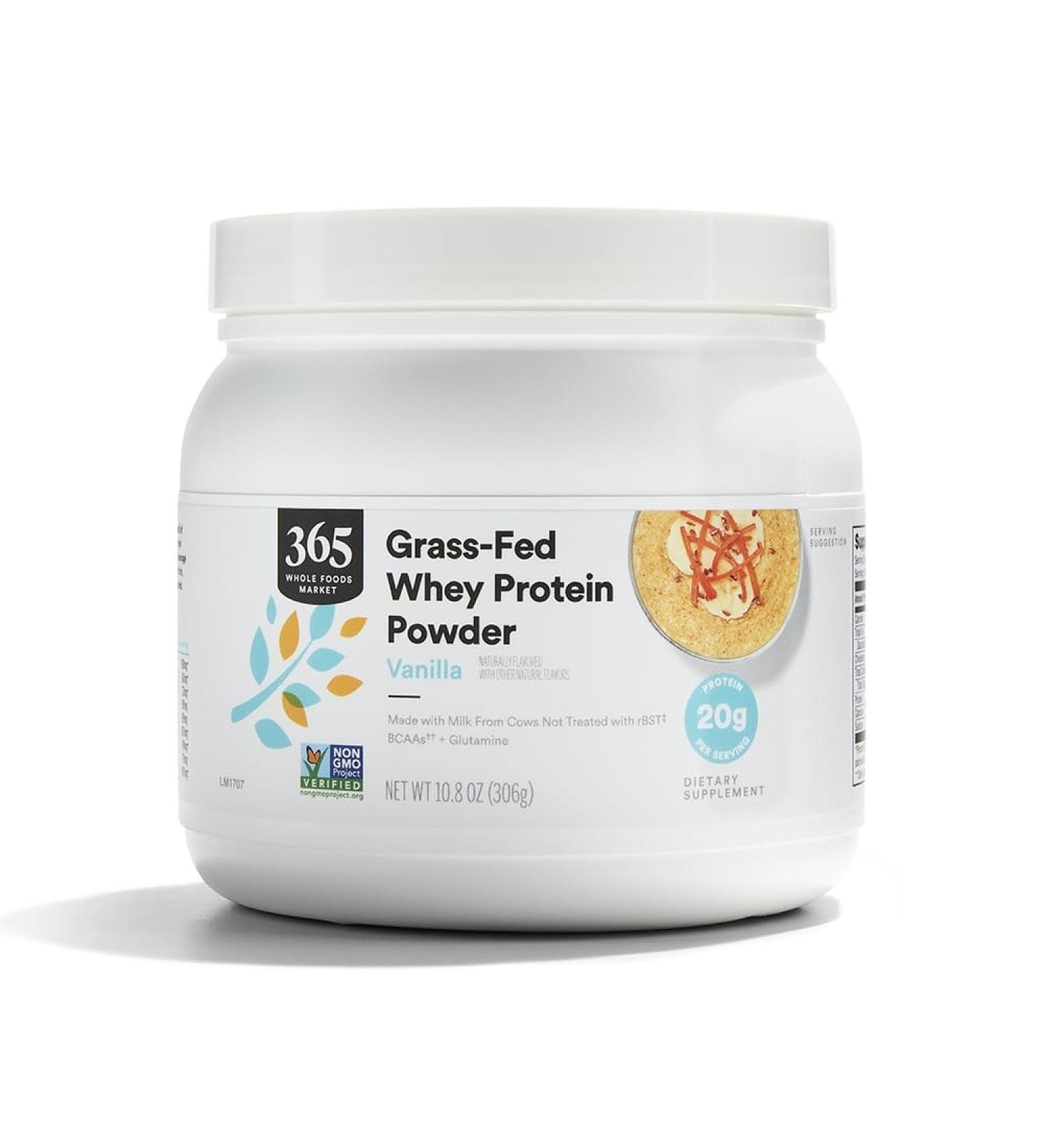 365 by Whole Foods Market Protein Whey Grassfed Vanilla 10.8 Ounce