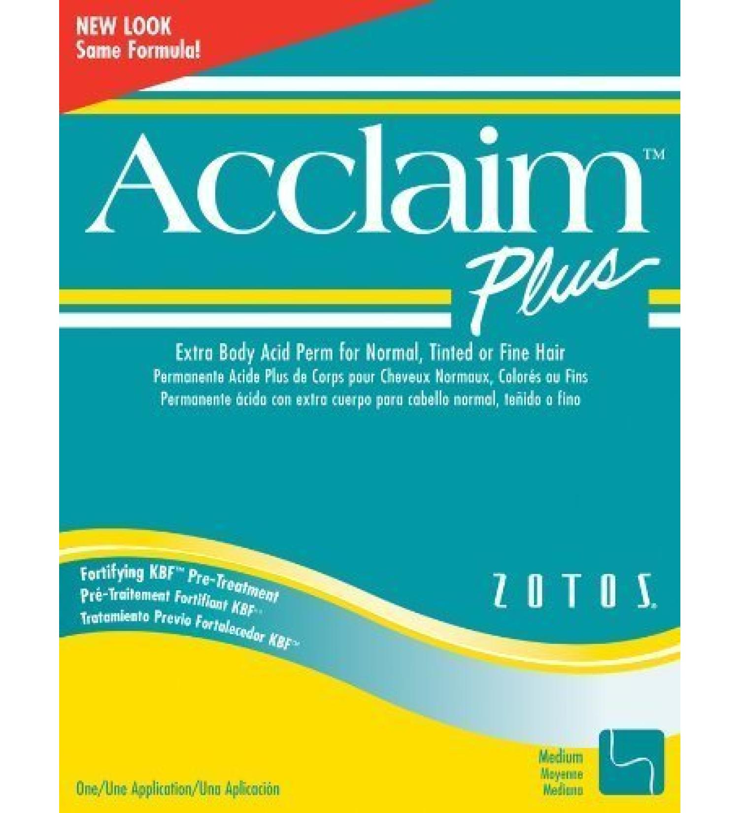 Acclaim Acid Extra Body Plus Hair Perm Kit - Extra Body Green Kit by Zotos