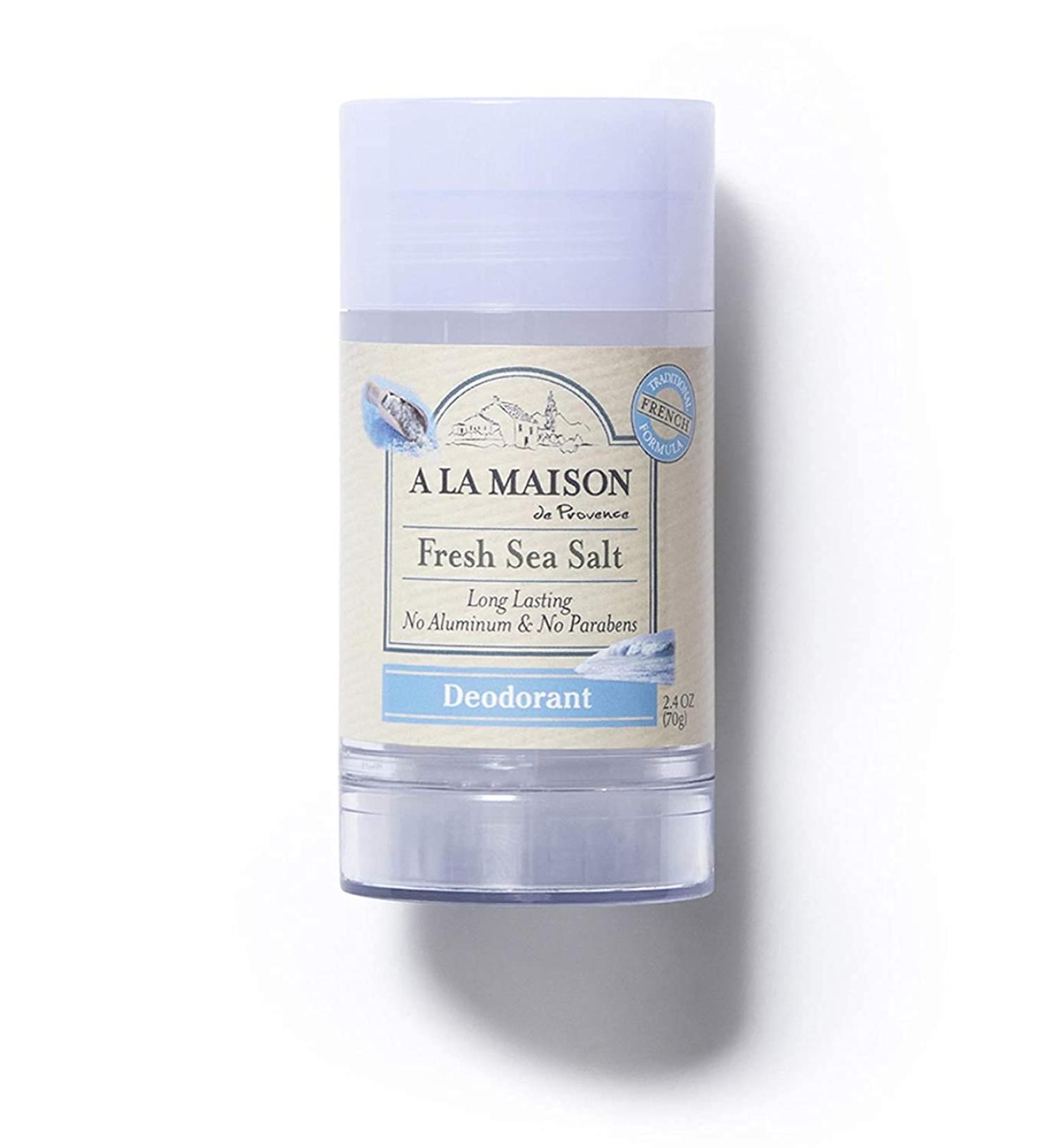 A La Maison Natural Aluminum-Free Deodorant - Fresh Sea Salt | Long Lasting & Safe | Paraben & SLS Free (2.4oz) - Buy Online on GoSupps.com