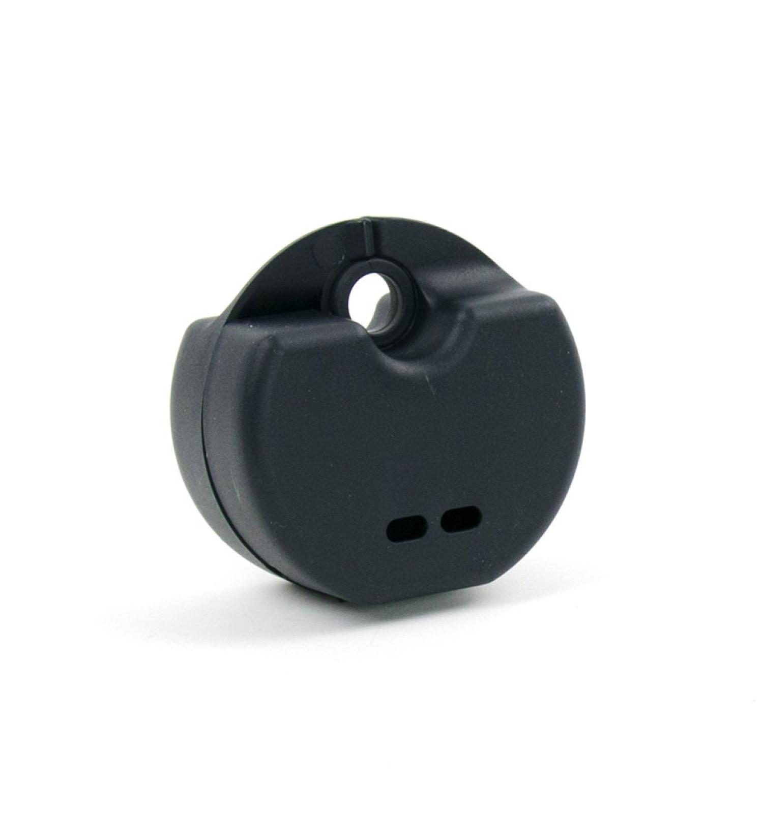 StellaPlast SP-221054 Black Branchs Box with a snap lock for safe storage of orthodontic device bite rails/prosthetics 5.0 x 7.7 x 4.0 cm