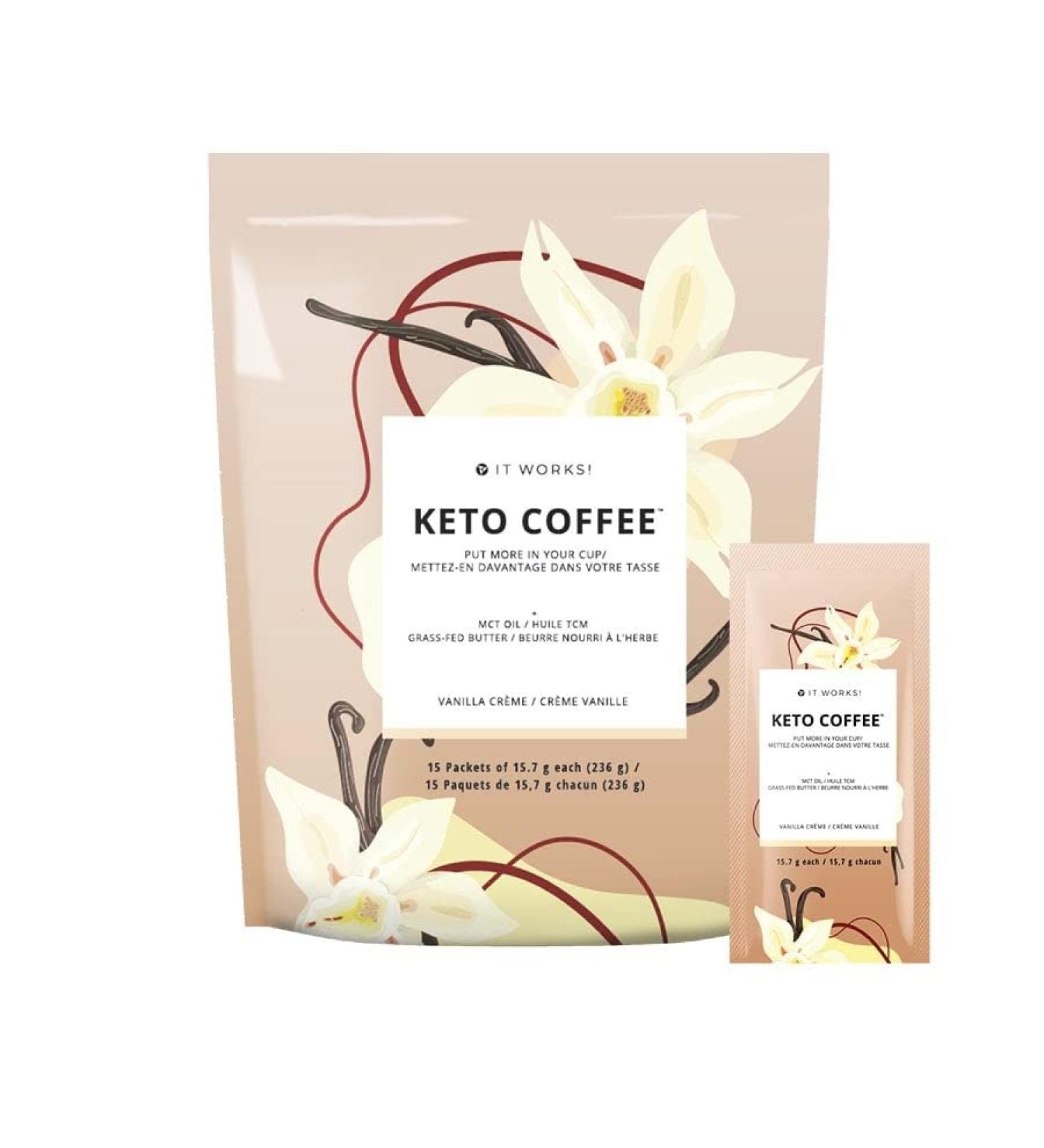 It Works Instant Coffee Vanilla Creme (15 Servings) - Buy Online on GoSupps.com