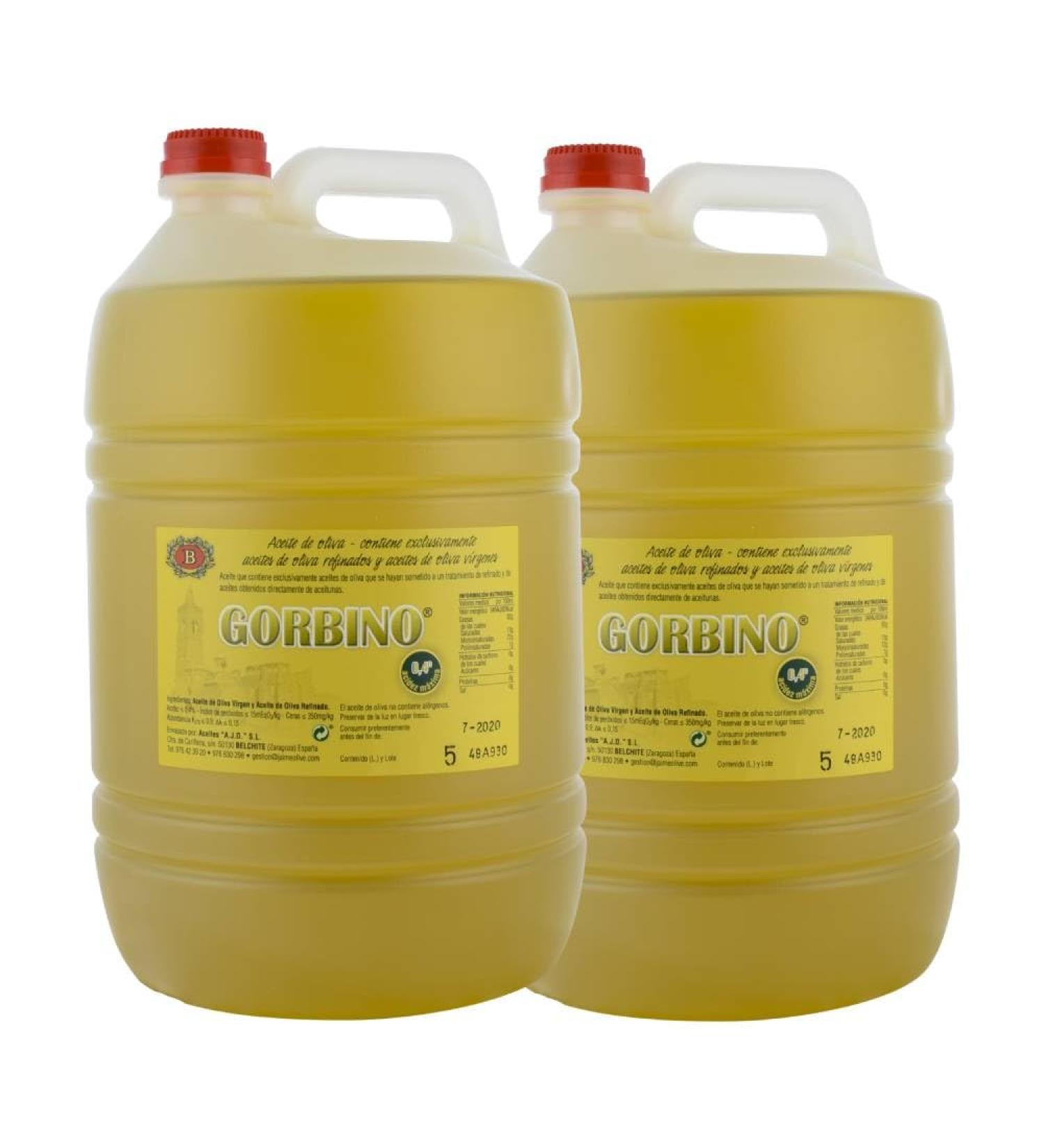 Gorbino Sweet Olive Oil 5 Litre Pack of 2