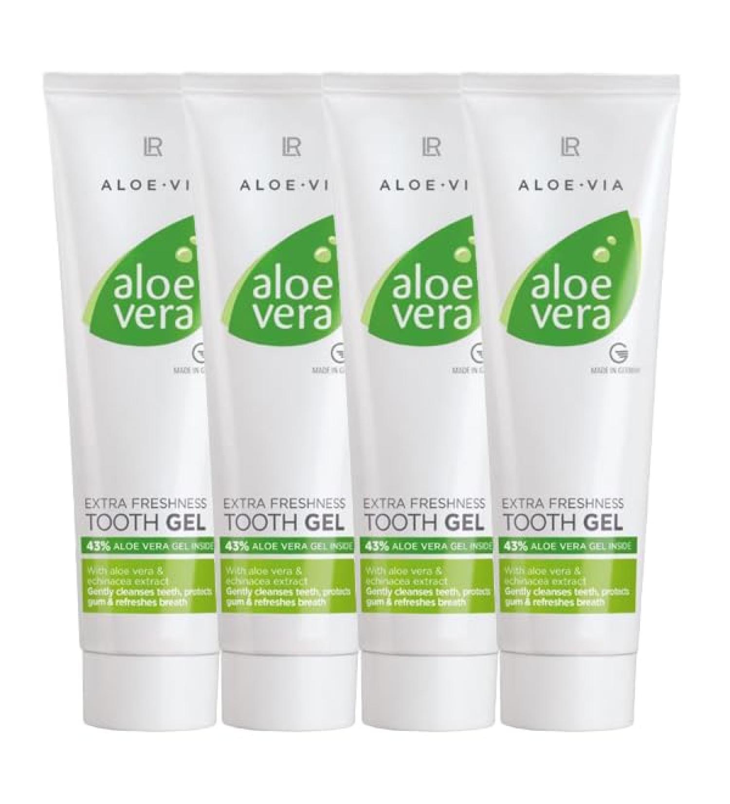 Aloe Vera Extra Fresh Tooth Gel from LR 4x100 ml