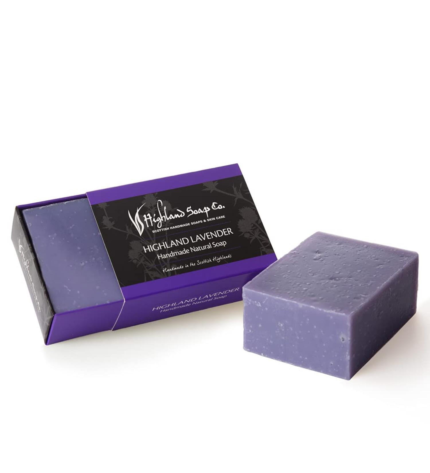 The Highland Soap Company Highland Lavender Handmade Soap 190g
