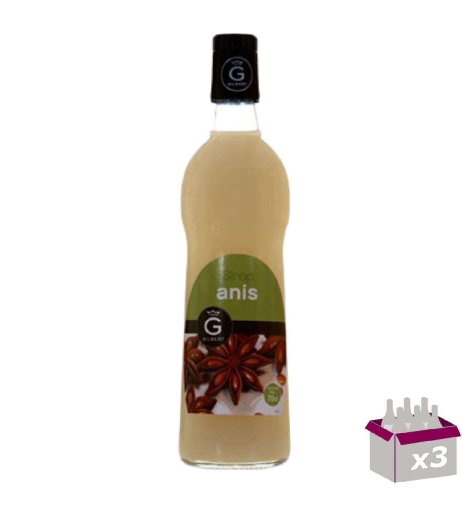 Gilbert Set of 3 Syrups Lime Green 3 x 70 ml