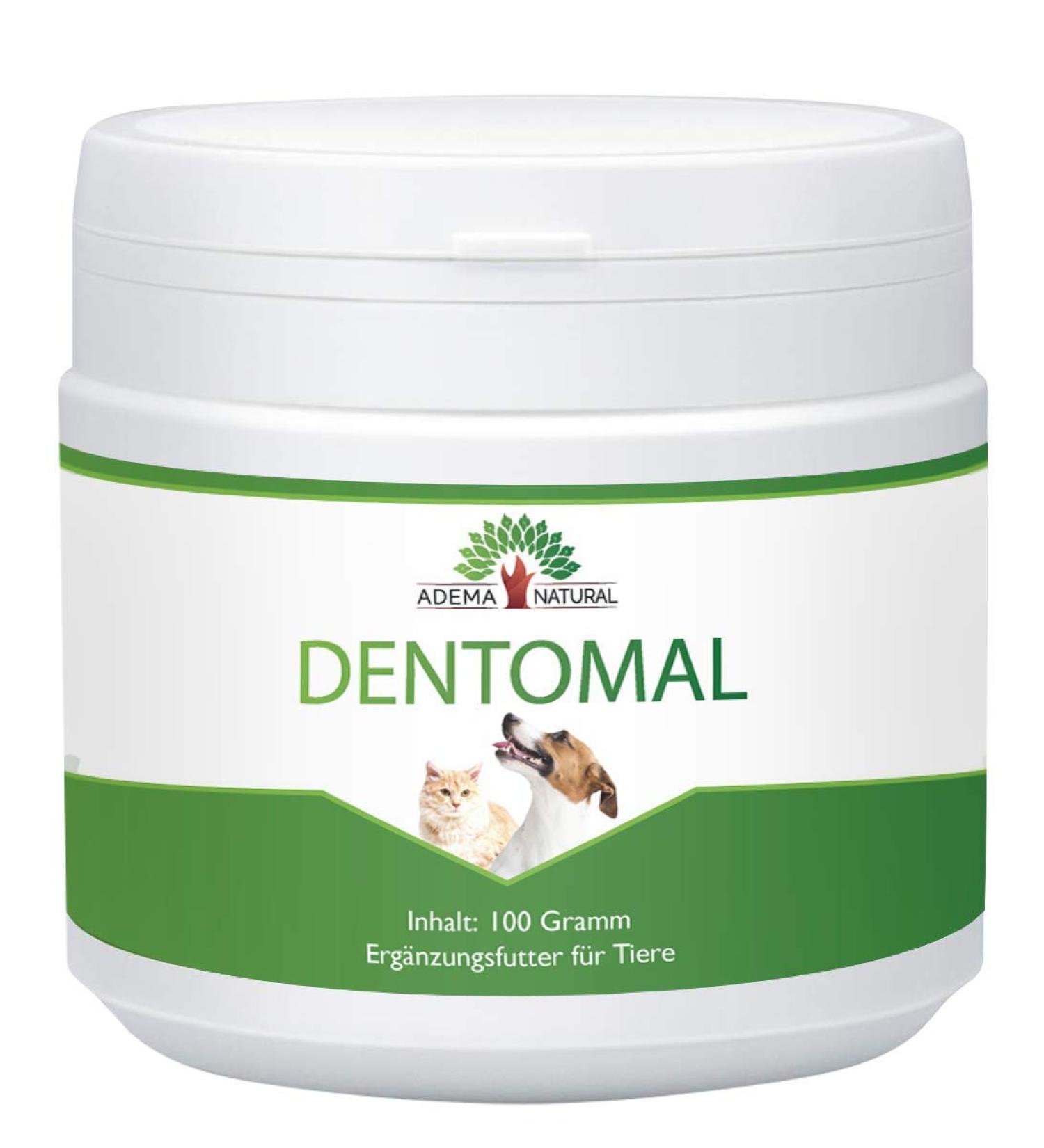 ADEMA NATURAL DENTOMAL - Tartar Remover & Dental Care for Dogs & Cats | Freshens Breath & Promotes Healthy Teeth - Buy Online on GoSupps.com