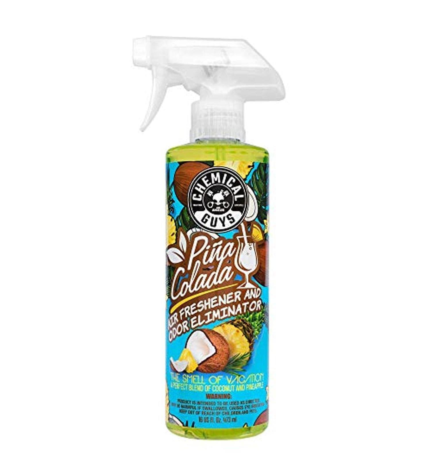 Chemical Guys AIR22916 Pina Colada Air Freshener and Odor Eliminator - Long Lasting Scent for Car, Home, and Office - Buy Online on GoSupps.com