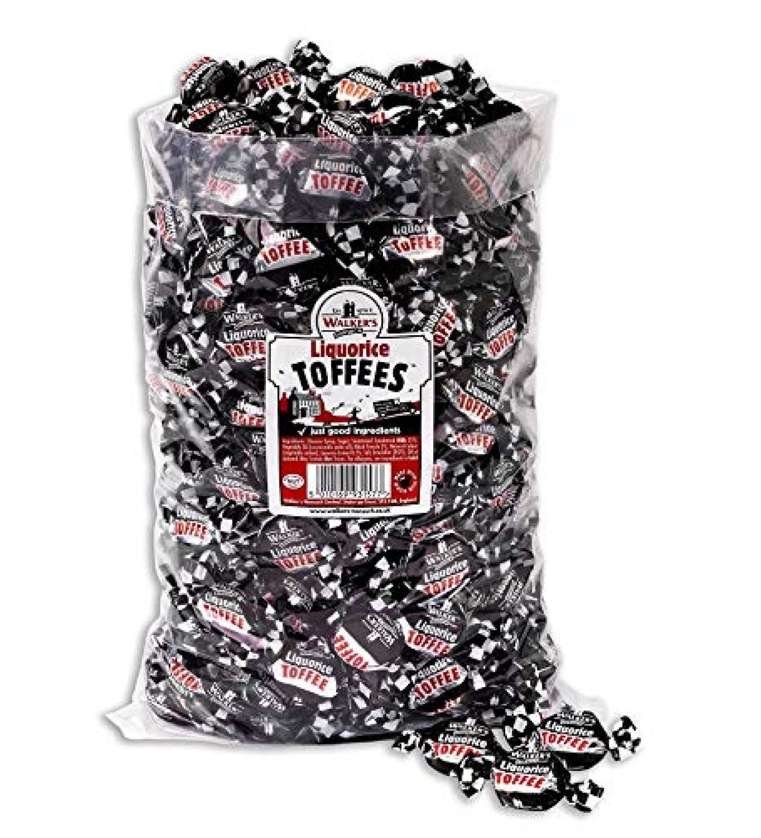 Liquorice Flavour Toffees - 200g Toffee Sweets