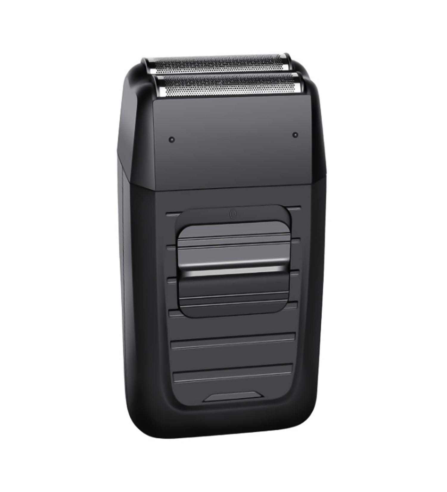 Buy Black Men's Stainless Steel Electric Razor - Twin Blade Beard Trimmer for Ultimate Face Care - Buy Online on GoSupps.com