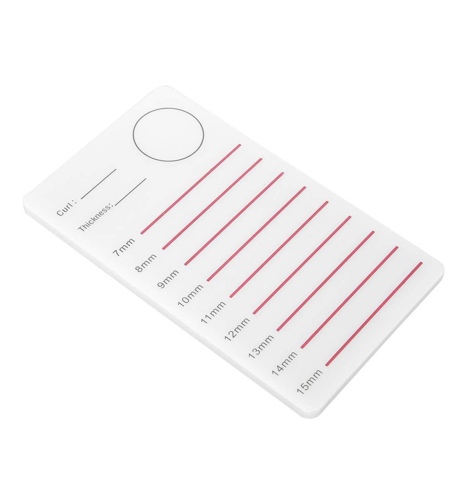 Eyelash Extensions Tray - Black Mink False Lashes Holder for Salon Use | Premium Plastic Eyelash Stand Pallet (02 - Buy Online on GoSupps.com