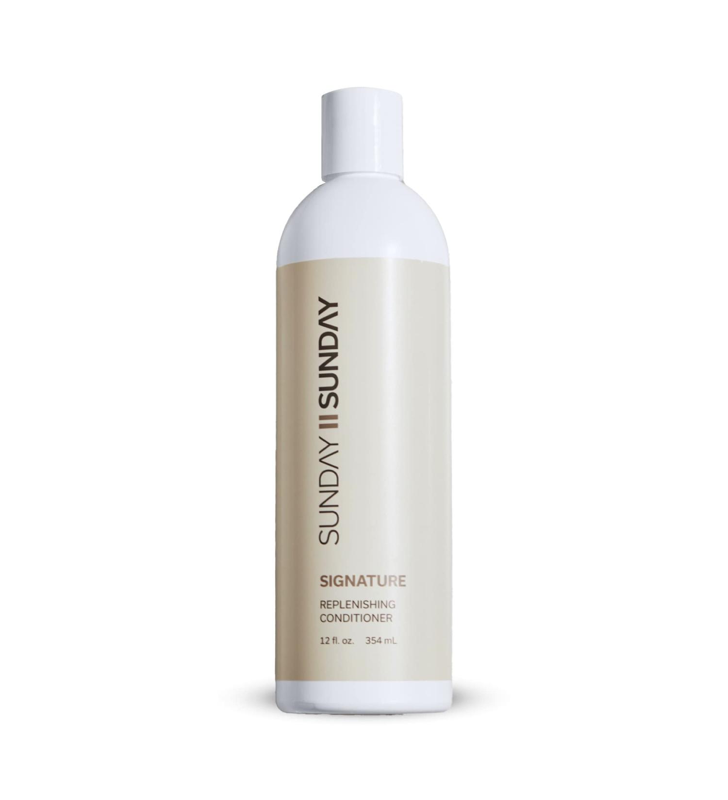SUNDAY II SUNDAY Signature Replenishing Conditioner - Hydrate & Restore Dry Damaged Hair Decrease Breakage 12 fl oz - Buy Online on GoSupps.com