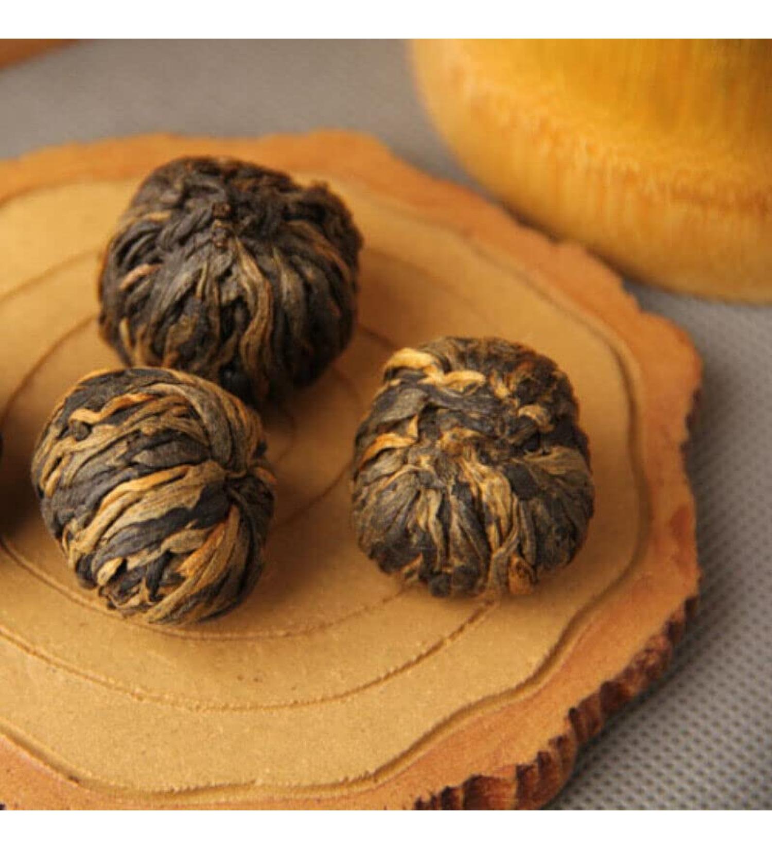 Chine Yunnan Dian Hong Th Noir Perle du Dragon Th noir Dian Hong Perle d'or (250g) - Buy Online on GoSupps.com