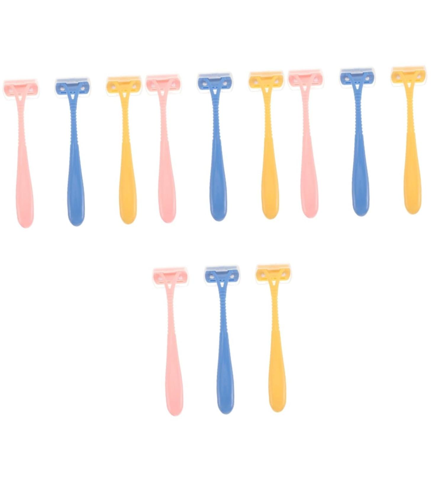 Buy Fomiyes 12 STK Manual Hair Removal Kit - Face & Bikini Trimmer Steel Mini Hair Cutter for Women Travel-Friendly Beauty Razor - Buy Online on GoSupps.com