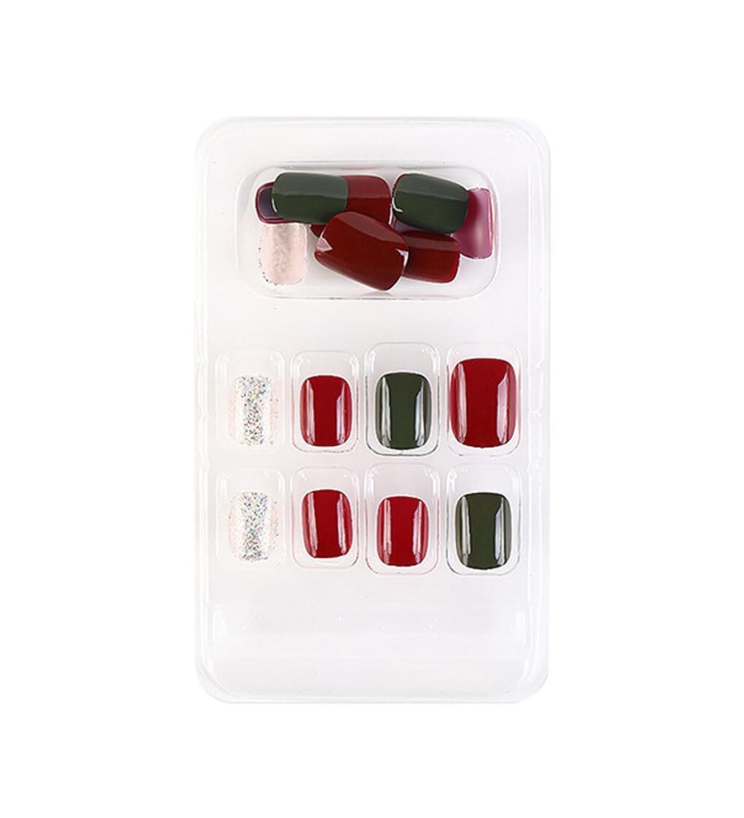 dijiusidy False Nail Perfect Matching Simple to Wear Fingernail Full Coverage Press Type Strong Viscosity Adjustable Paster Type 7 F741 Type 7 F741 - Buy Online on GoSupps.com