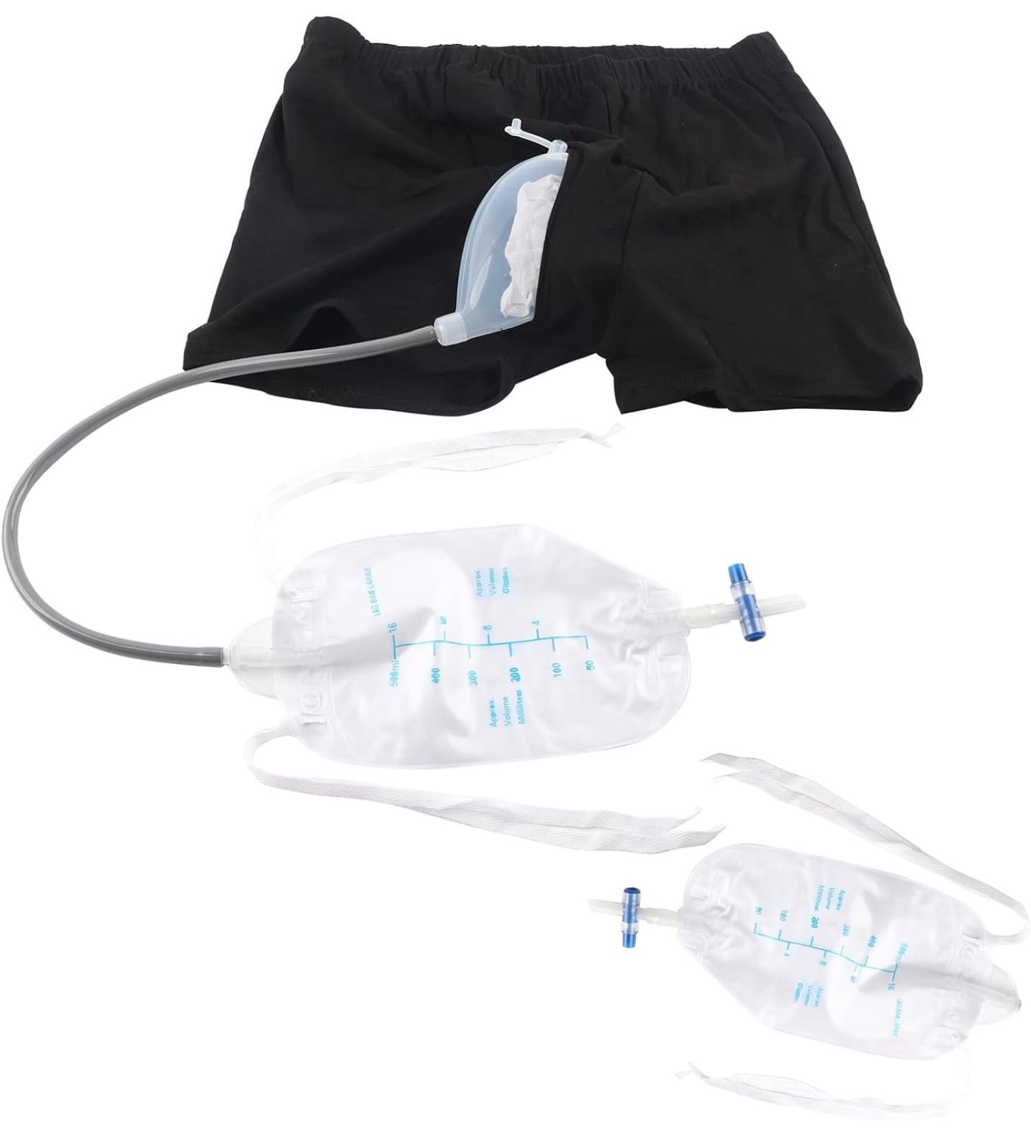 Incontinence Pee Bag Portable Leak Proof Incontinence Pants Urinary Drainage Stabilizatio Device Urine System Holder Bag Prevent Embarrassing for Men Elder Urine Collector (Size : Large (86-100cm)) - Buy Online on GoSupps.com