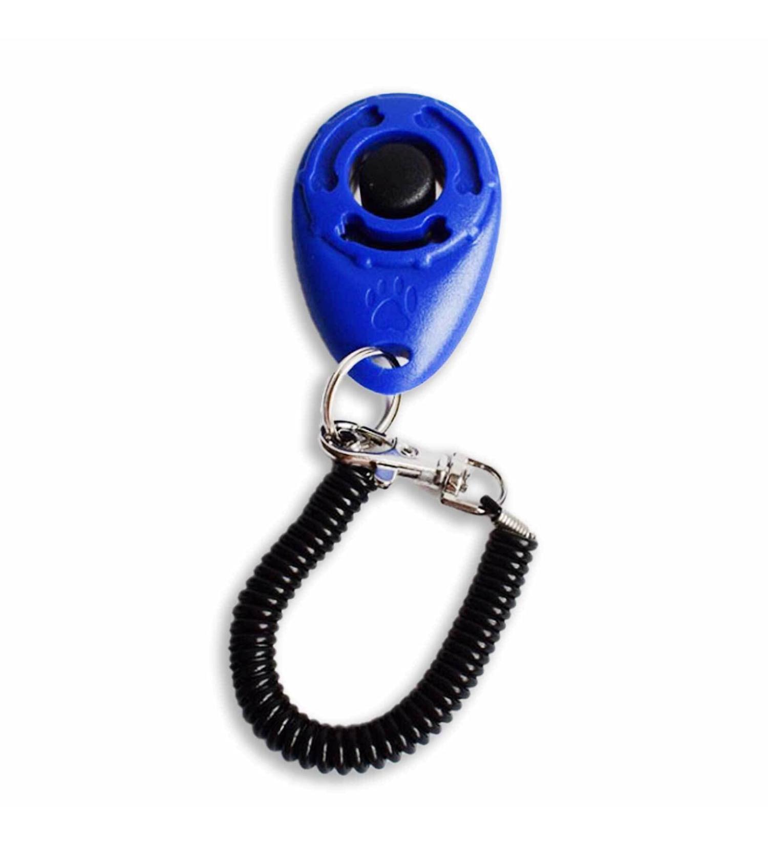 Monkimau Clicker for Dog and Cat Training - Effective Training Tool for Dogs and Cats (Blue) - International Shipping Available! - Buy Online on GoSupps.com