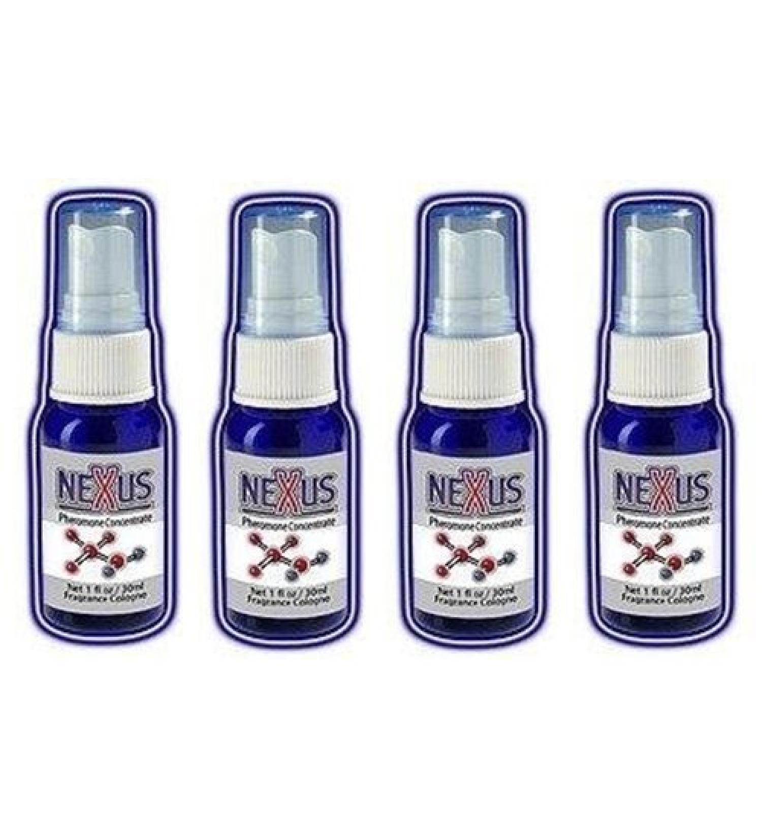 Nexus Pheromones Cologne Attract Women Fast Pheromone - 4 Bottles by Leading Edge