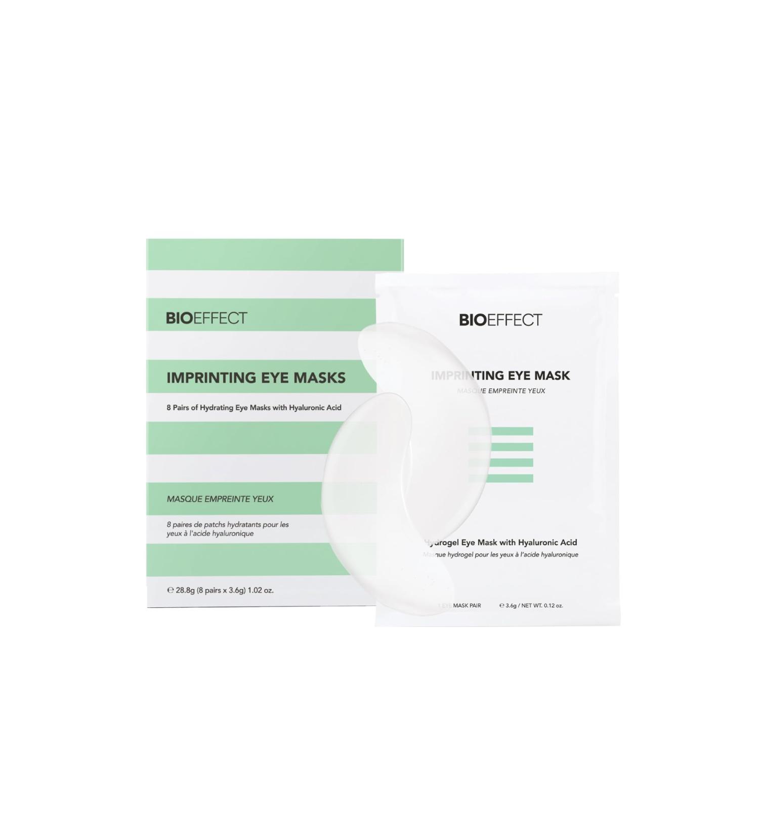 Bioeffect Imprinting Eye Masks - 8 Pairs | Deeply Moisturizing Anti-Aging Gel Patches with Hyaluronic Acid for Tired Eyes Wrinkles & Puffiness - Buy Online on GoSupps.com