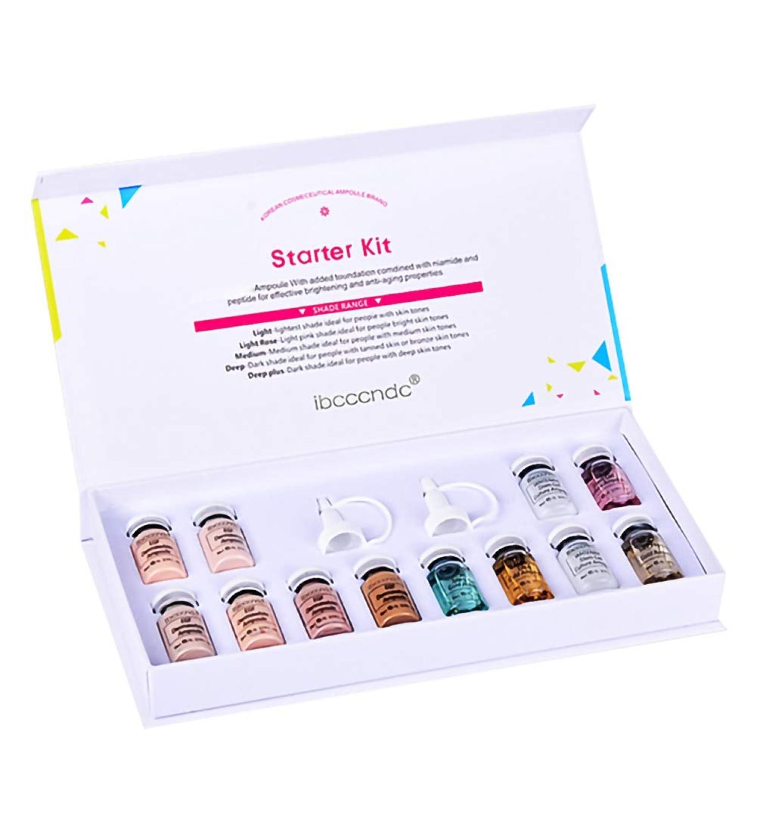 Allbestaye Liquid Foundation for Microneedling System Waterproof Semi Permanent Water Repellent Concealer Makeup Kit - Buy Online on GoSupps.com