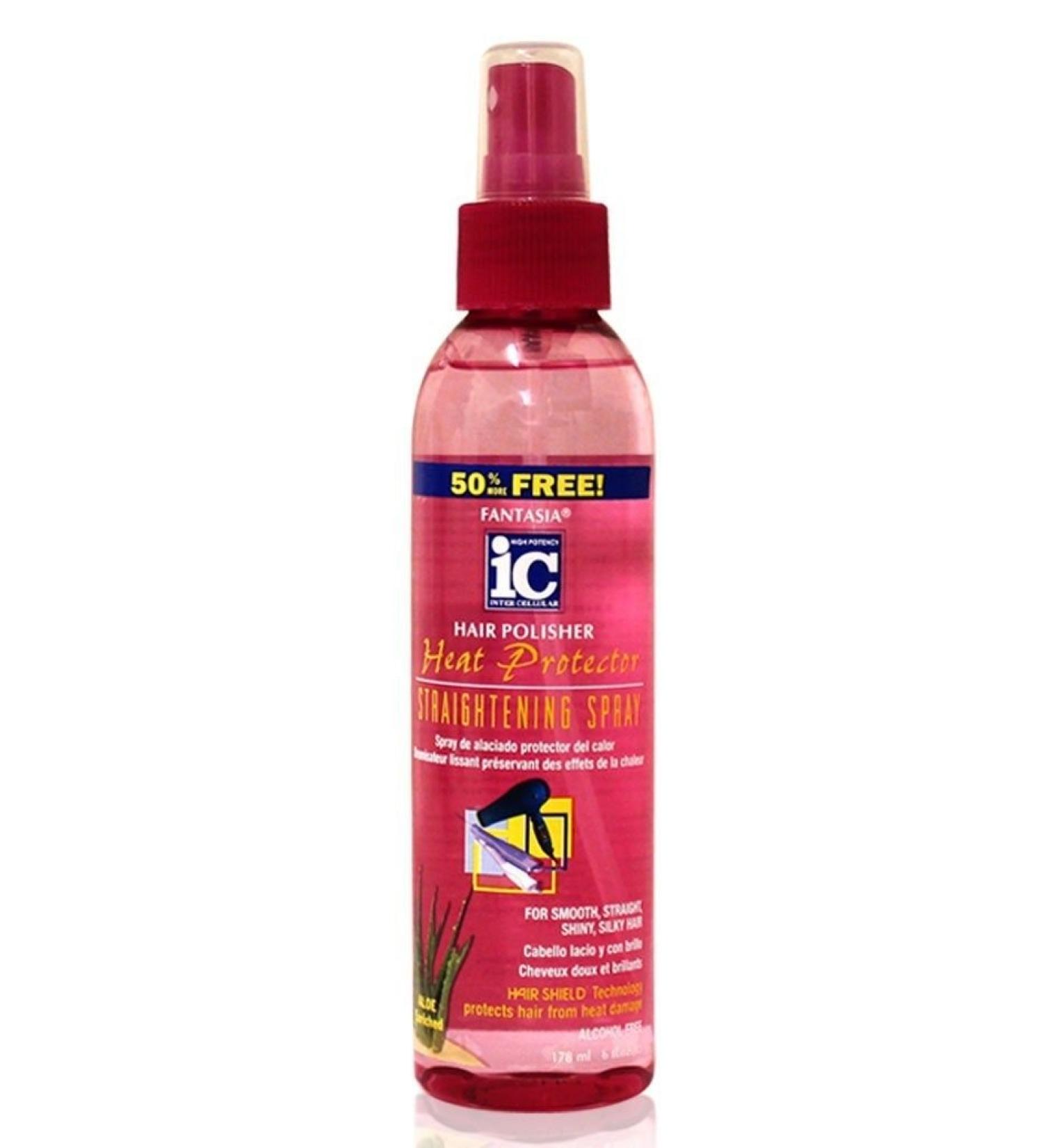 Fantasia Ic Hair Polisher Heat Protector Straightening Spray- 178ml