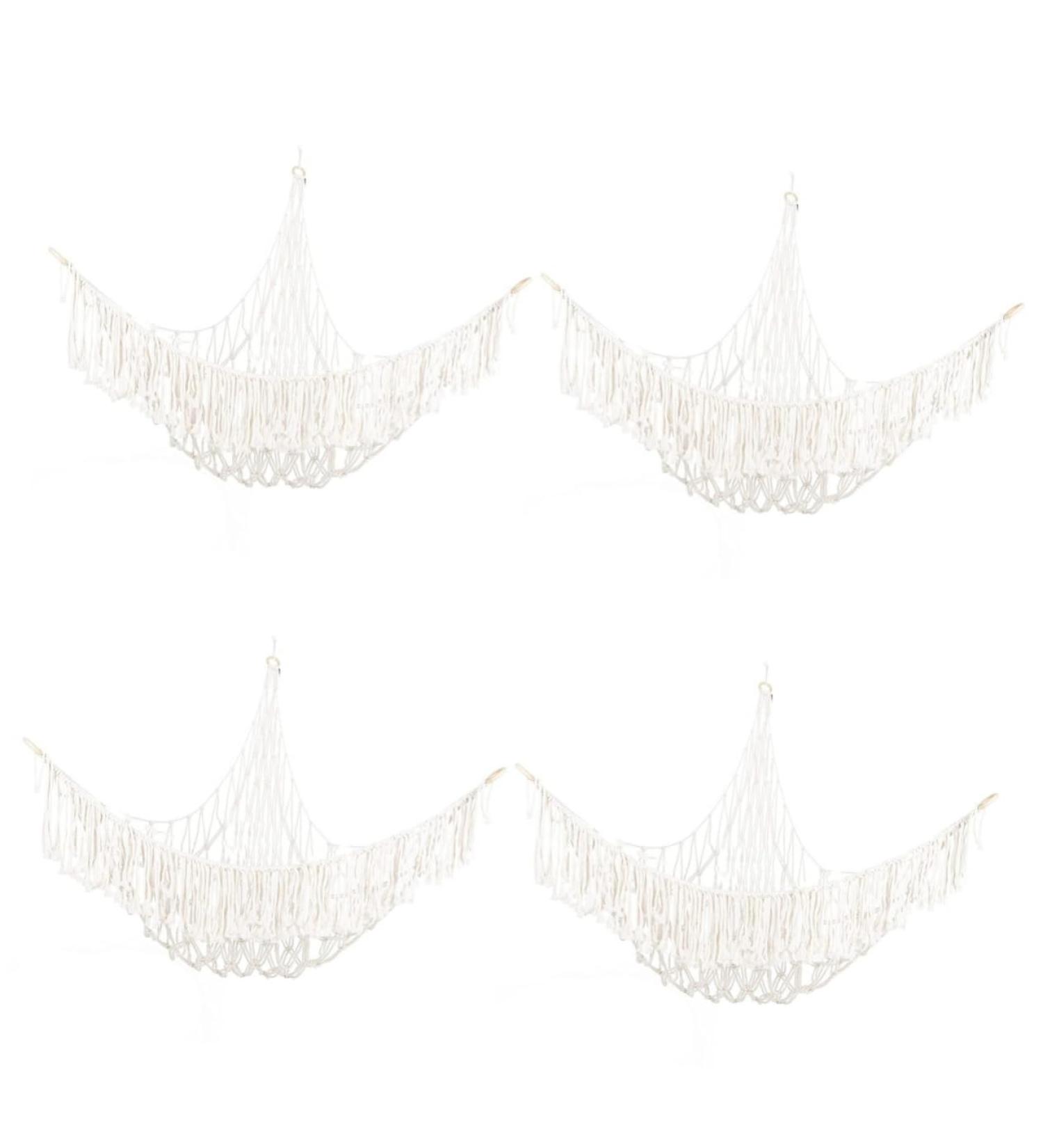 Beavorty Yoga Ball Toy Organizer - 4-Piece Plush Animal Hammock for Kids | Bohemian Fitness Corner Storage - Buy Online on GoSupps.com