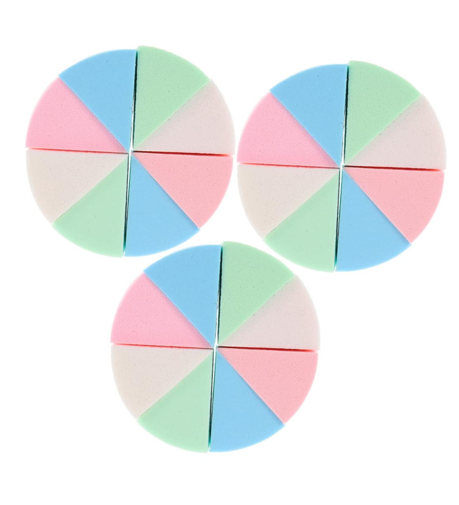 HAPINARY 3 Sets Triangular Sponge Puff Makeup Sponge for Foundation Cosmetics Sponge Wedge Women Cosmetic Supply Wedge Shape Makeup Sponge Makeup Supplies Makeup Pads Latex Sponge Puff - Buy Online on GoSupps.com