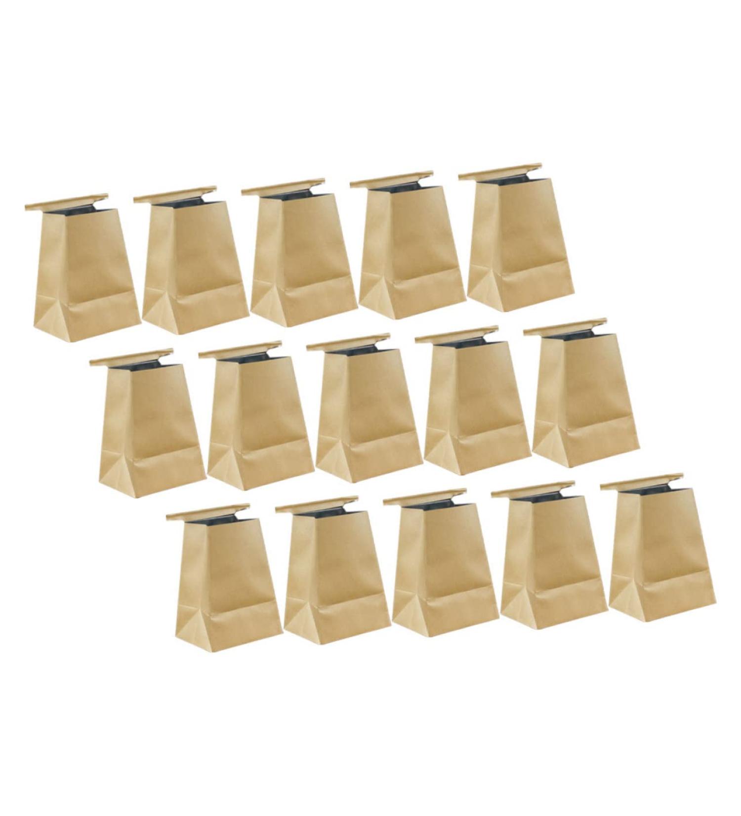 15pcs Travel Kraft Paper Car Trash Bags - Light Brown Vomit Bag Disposable - Buy Online on GoSupps.com