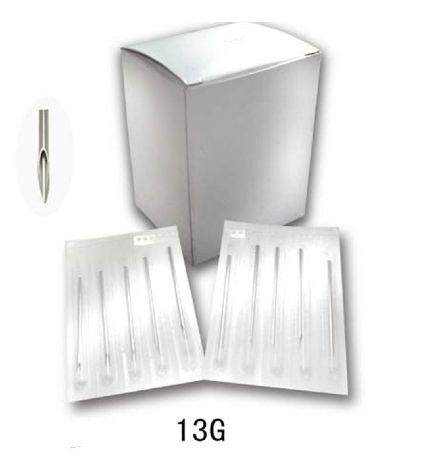New Star Tattoo 100PCS 13G Sterile Steel Body Piercing Needles - Professional Supply - Buy Online on GoSupps.com