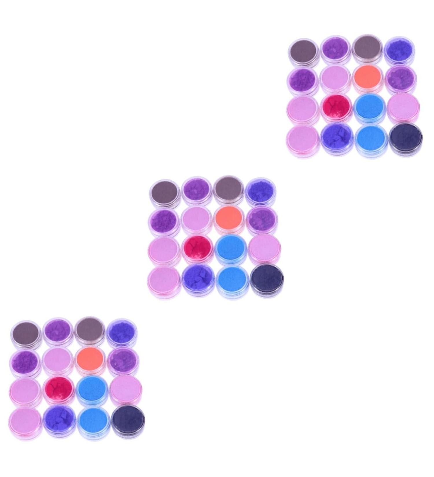 COHEALI 48 Pcs Glitter Eye Shadow Nail Polish Powder Pigment Flash Glitter Powder As Shownx3pcs 16pcsx3pcs - Buy Online on GoSupps.com