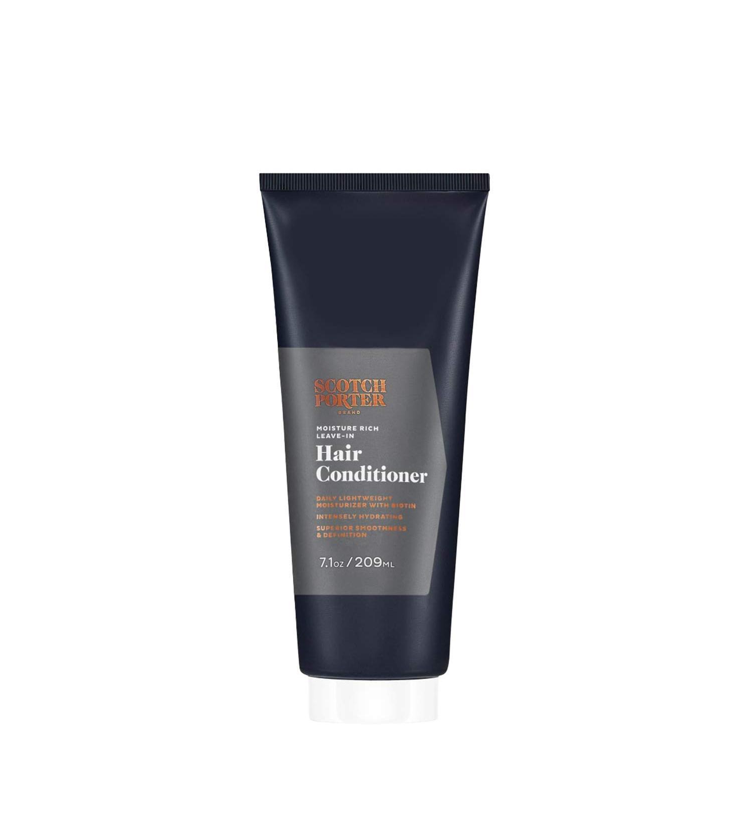 Scotch Porter Leave-In Hair Conditioner for Men | Moisture Rich Formula | Non-Toxic, Paraben-Free, Sulfate-Free, Silicone-Free | Vegan | 7.1oz - Buy Online on GoSupps.com