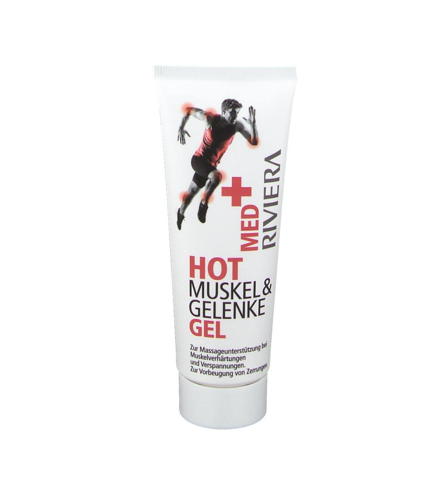 Riviera Med+ Hot Muscle & Joints Gel - Fast Relief for Pain & Discomfort | Buy Internationally - Buy Online on GoSupps.com