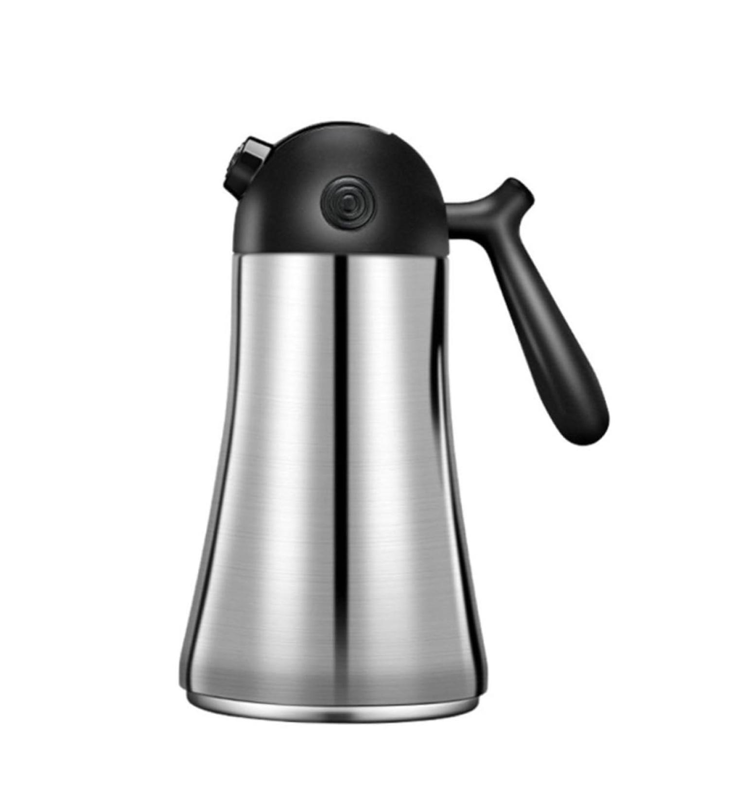 Zerodeko 1pc Stainless Steel Oil Pot Oil Storage Can Strainer Oil Storage Bottle Olive Dispenser Stainless Steel Containers Kitchen Oil Jar Vinegar Cruet Grease Condiment Bottles 20.5X11CM Silver - Buy Online on GoSupps.com
